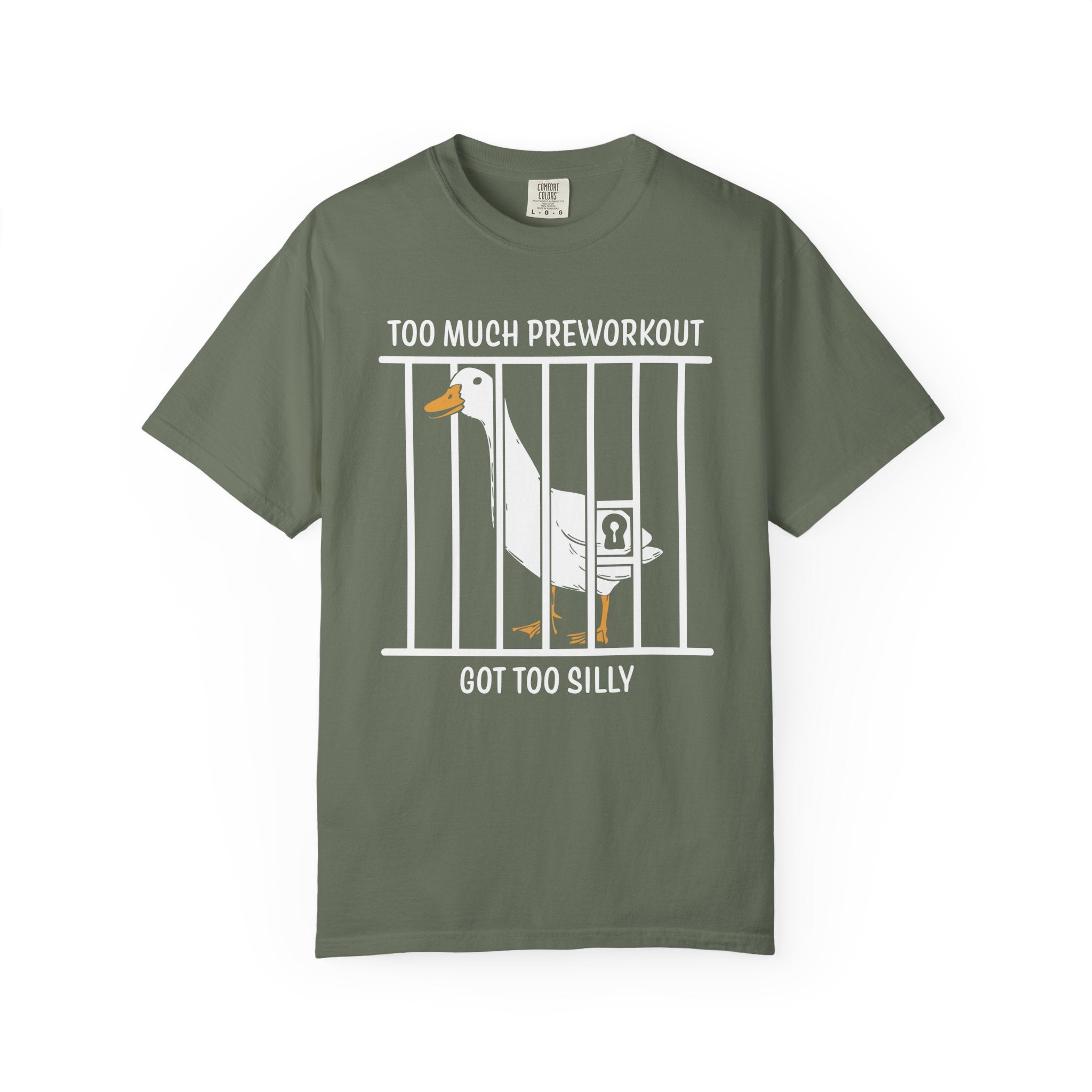 Silly Goose Funny Preworkout Gym Shirt And Pump Cover-T-Shirt-Gym Classics