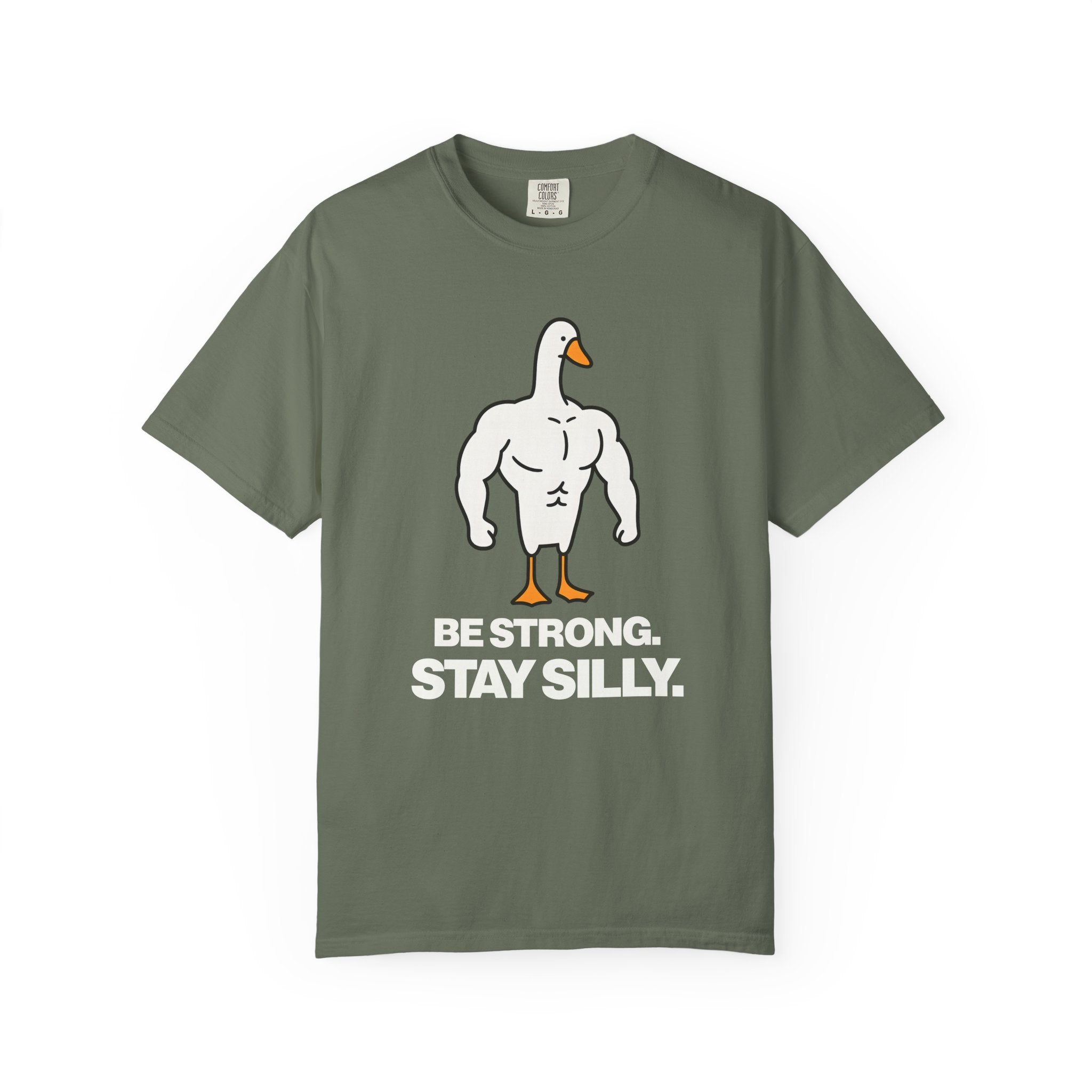 Be Strong Stay Silly, Silly Goose Gym Tee And Pump Cover-T-Shirt-Gym Classics