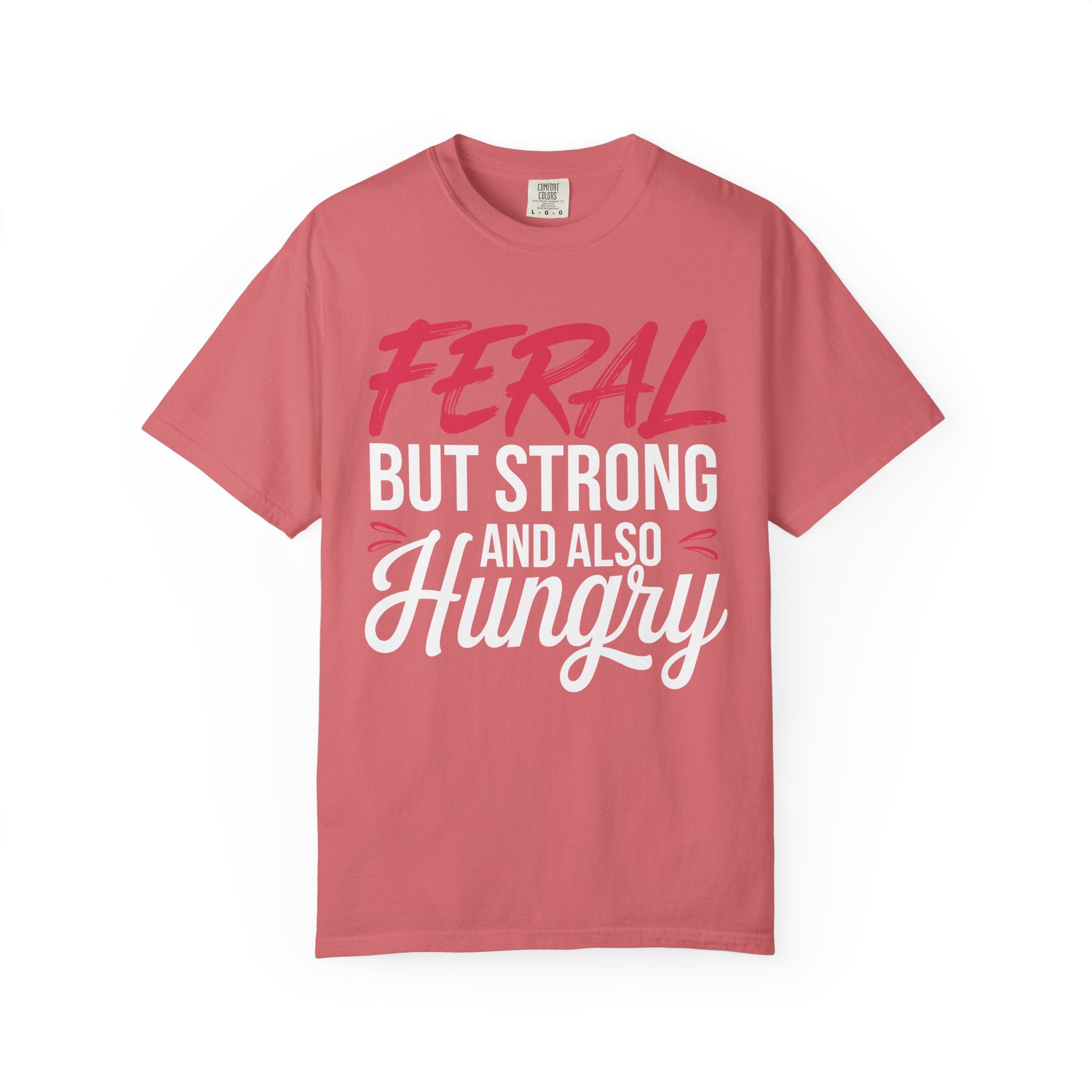 Feral Gym Girl Tee, Cute Strong and Hungry-T-Shirt-Gym Classics