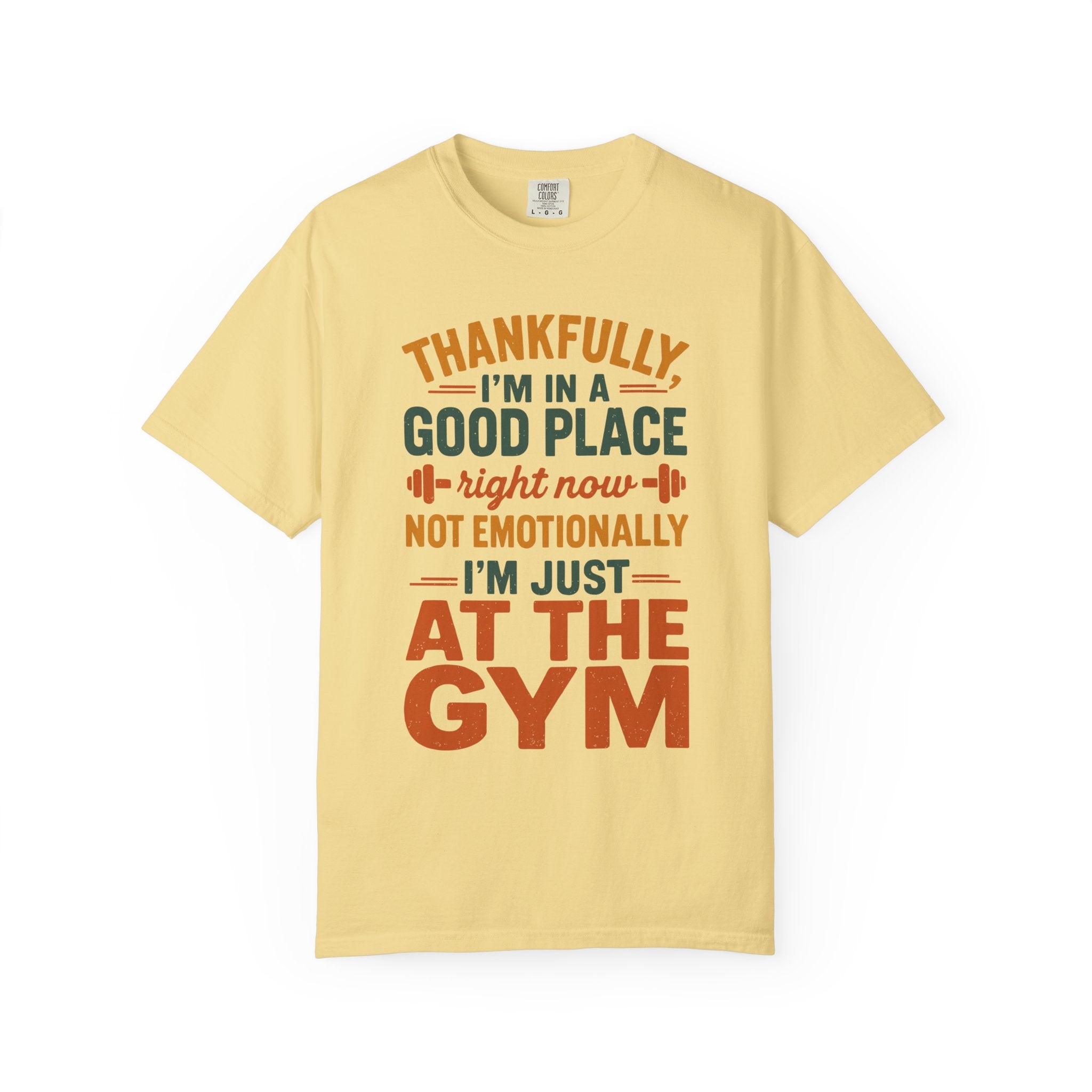 Lifting Is Therapy, Mental Health Garment-Dyed Gym Shirt-T-Shirt-Gym Classics