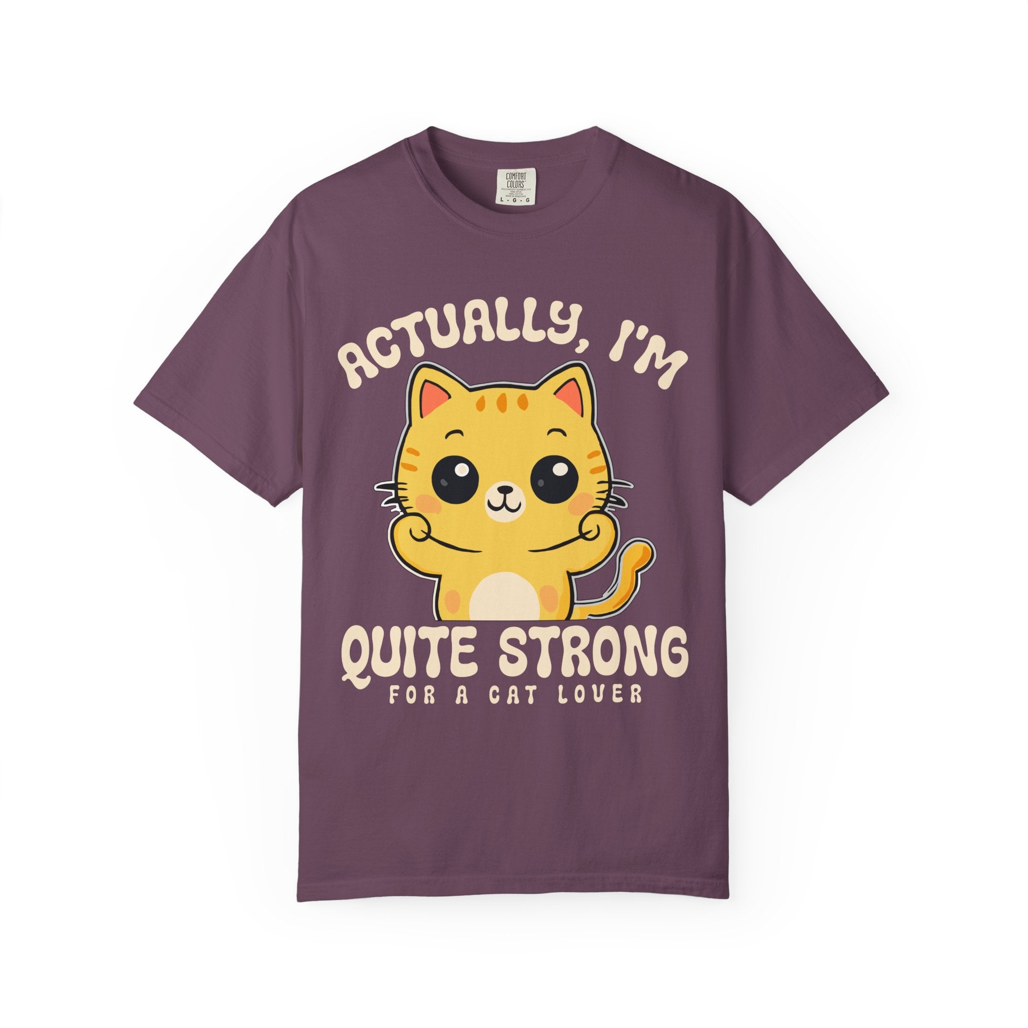 Strong Cat Lover Tee, Funny Gym Shirt for Cat Fans-T-Shirt-Gym Classics