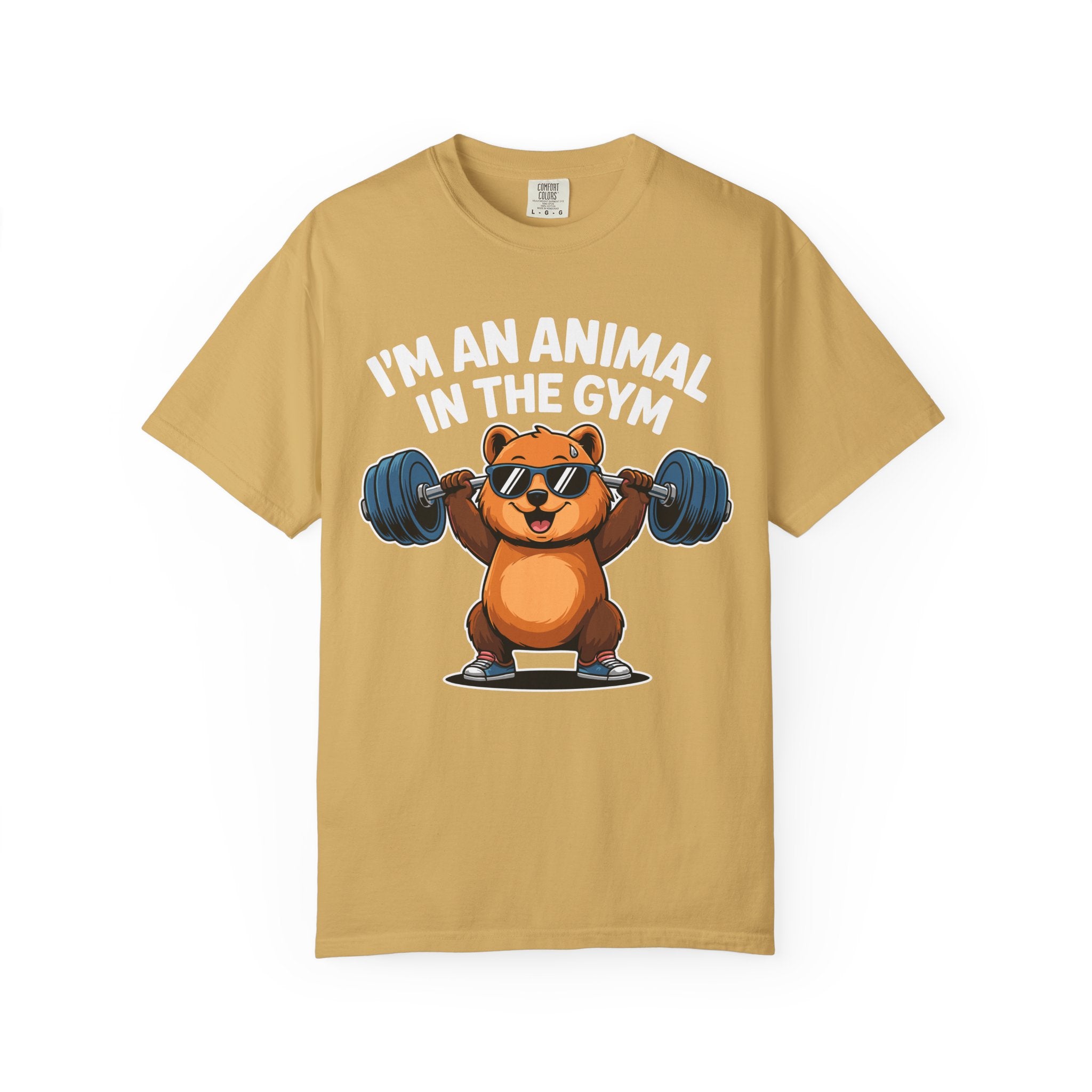 Cute Bear Gym Shirt, Funny Animal Workout Tee or Pump Cover-T-Shirt-Gym Classics