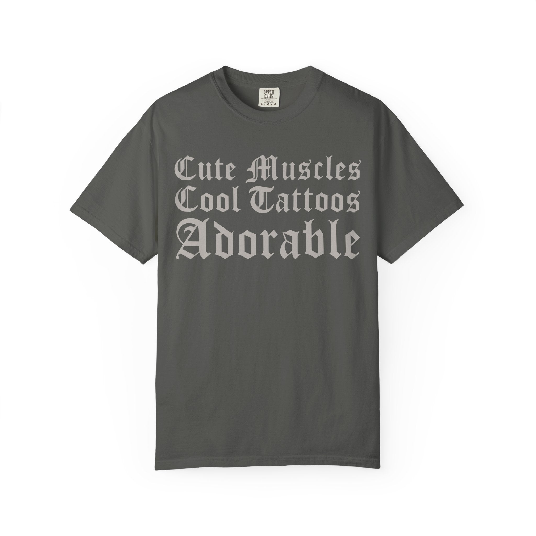 Confident Gym Girl Shirt, Muscles & Tattoos Cute Workout Tee
