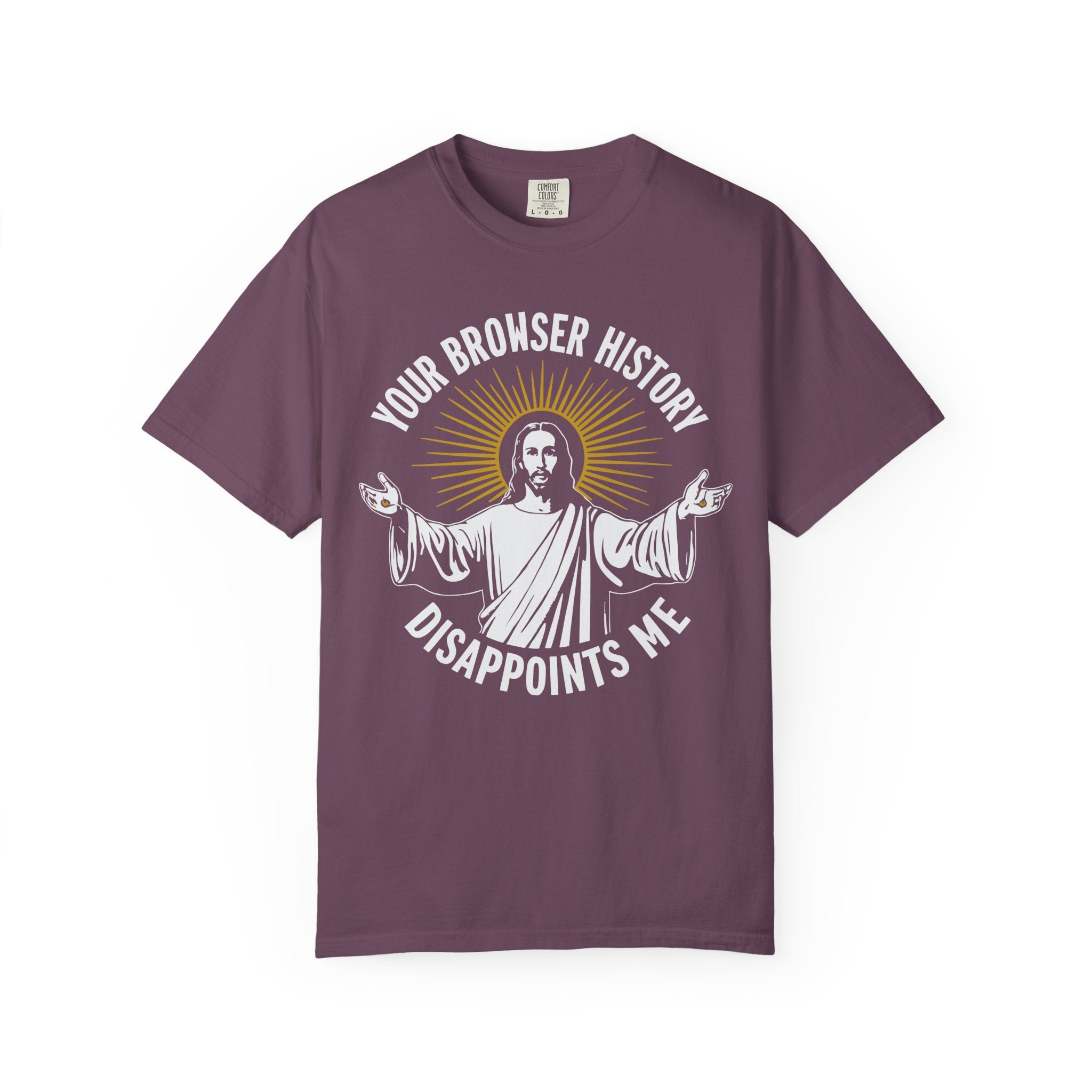 Jesus Browser History Disappointment Graphic Gym Tee or Pump Cover-T-Shirt-Gym Classics