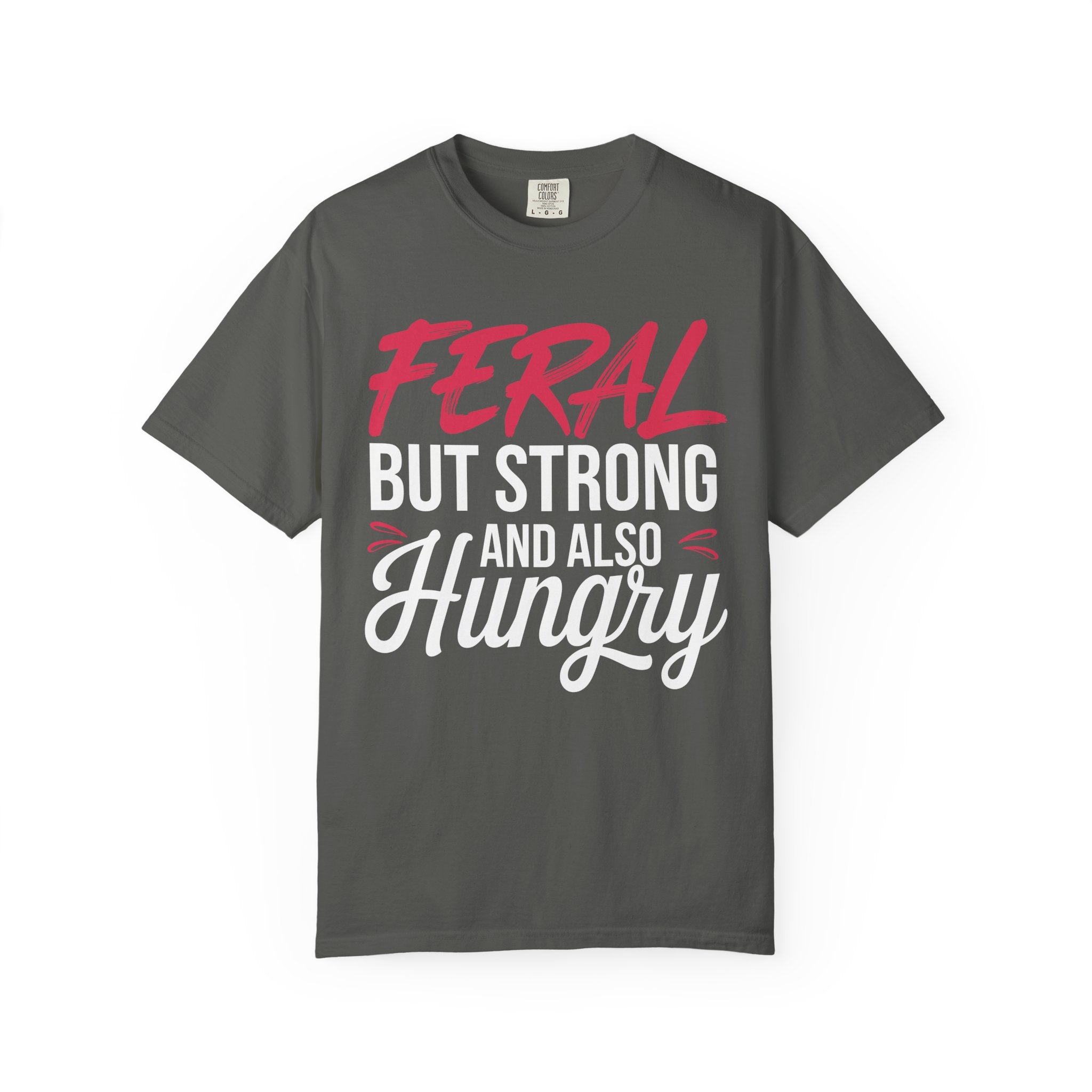 Feral Gym Girl Tee, Cute Strong and Hungry-T-Shirt-Gym Classics