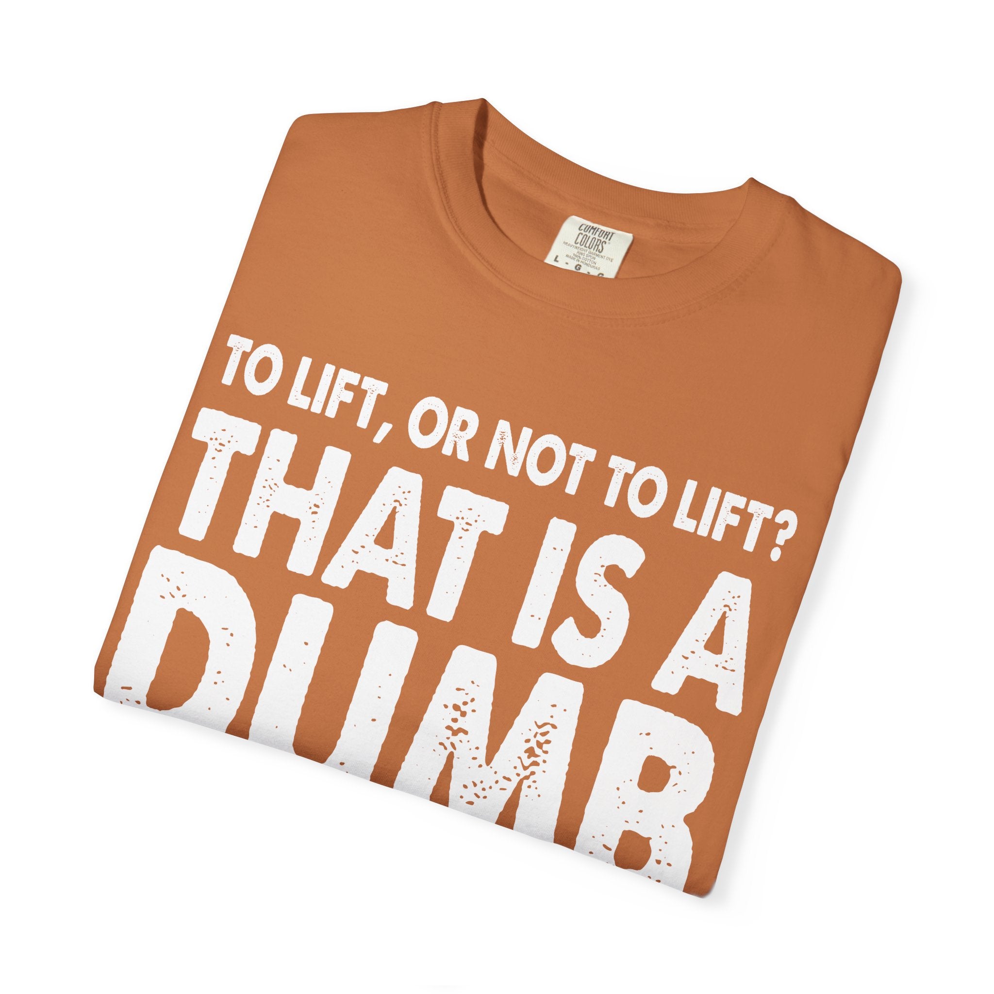 Funny Gym Shirt – Lift or Not to Lift, Unisex Workout Tee