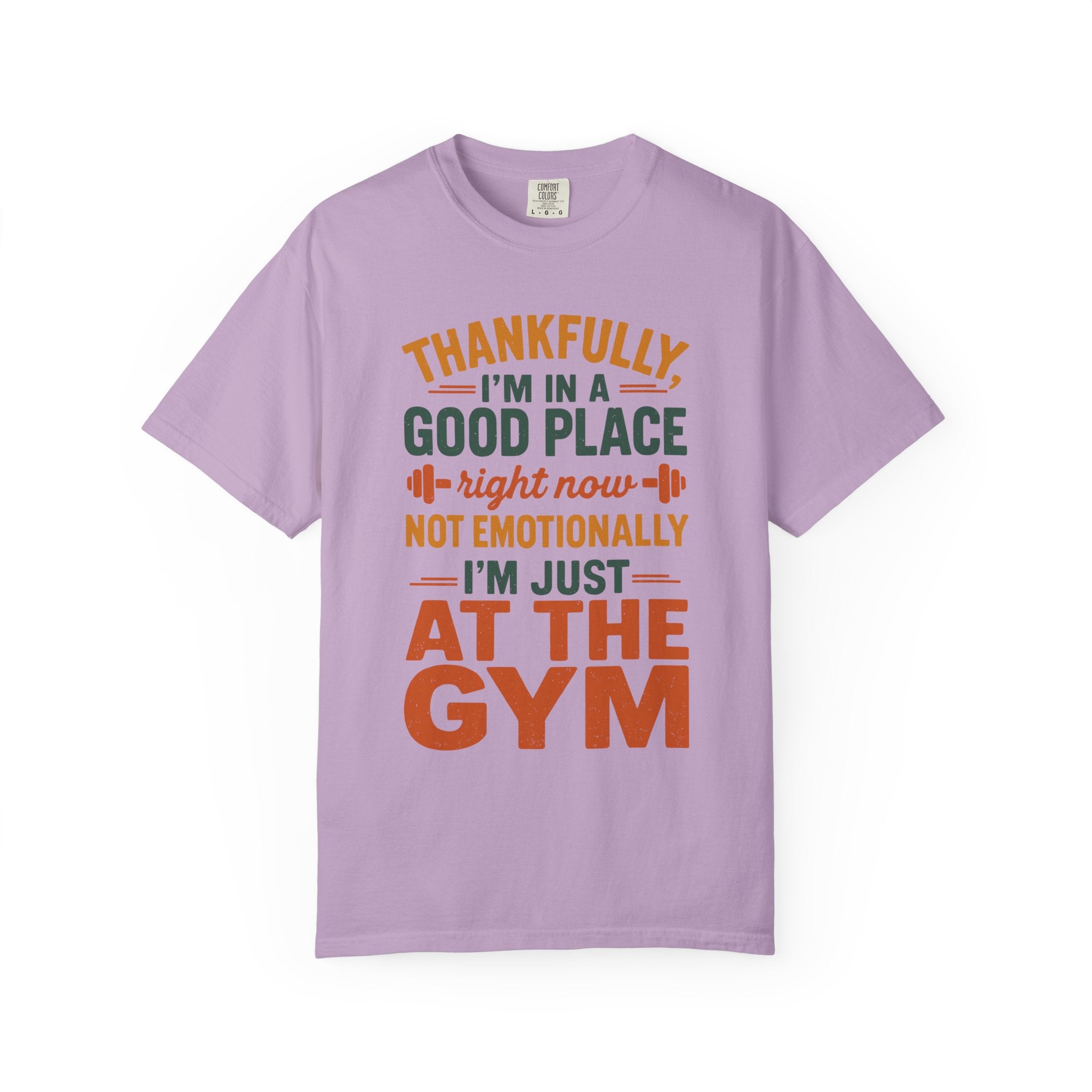 Lifting Is Therapy, Mental Health Garment-Dyed Gym Shirt-T-Shirt-Gym Classics