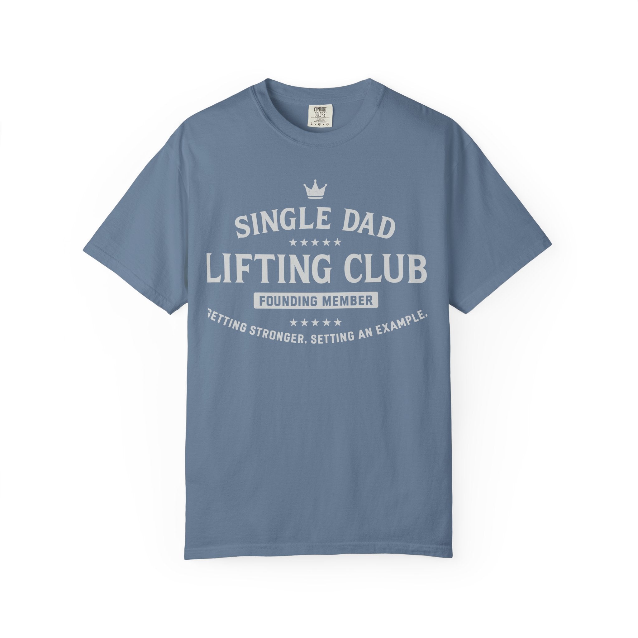 Single Dad Lifting Club, Cool Gym Shirt for Dads-T-Shirt-Gym Classics