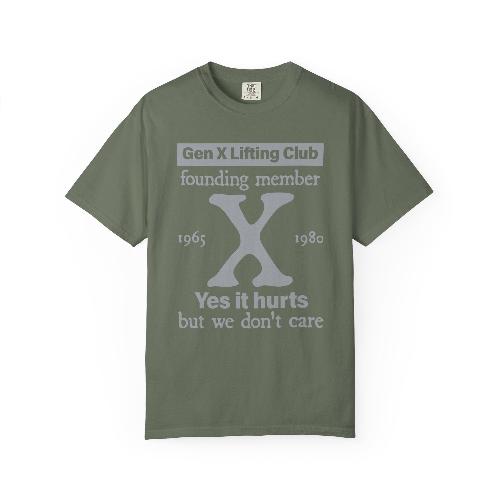 Gen X Lifting Club Shirt, Vintage Nostalgic Gym Tee