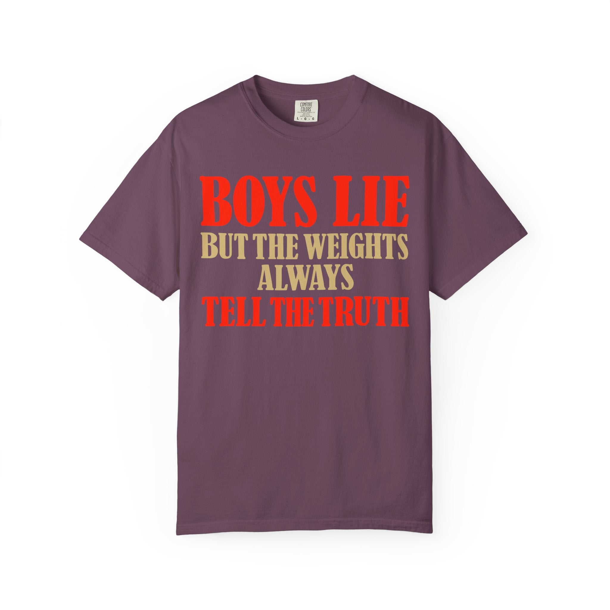 Boys Lie But The Weights Don't, Girl Power Gym Tee or Pump Cover-T-Shirt-Gym Classics