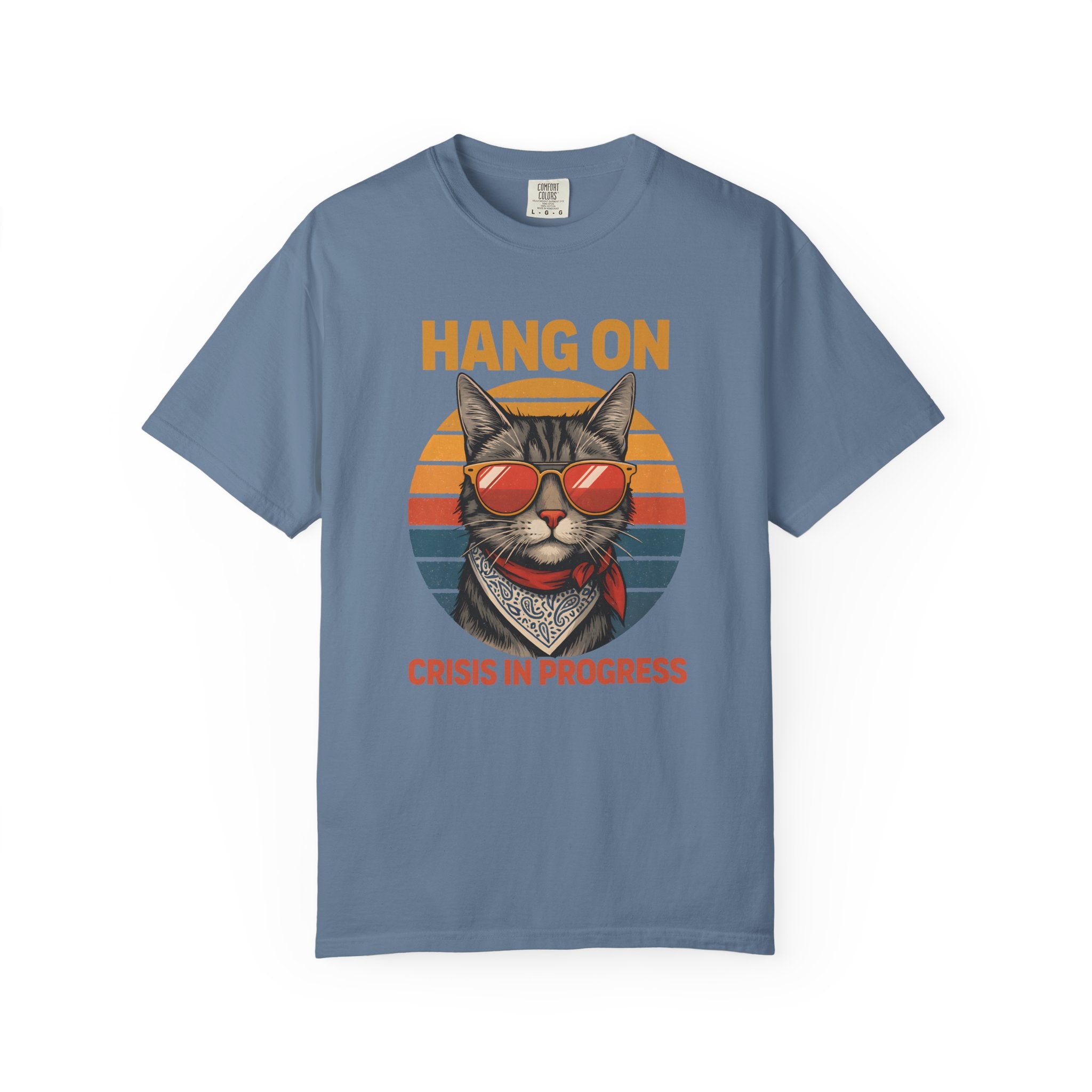 Vintage Mental Health Crisis Cat Gym Shirt-T-Shirt-Gym Classics