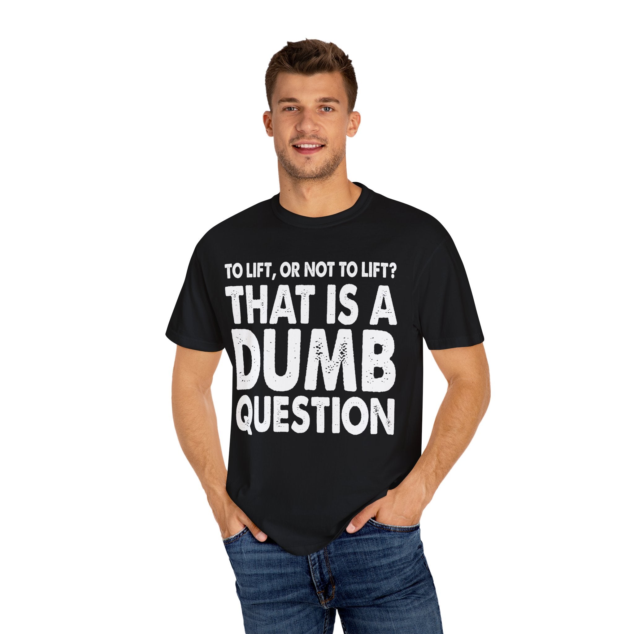 Funny Gym Shirt – Lift or Not to Lift, Unisex Workout Tee