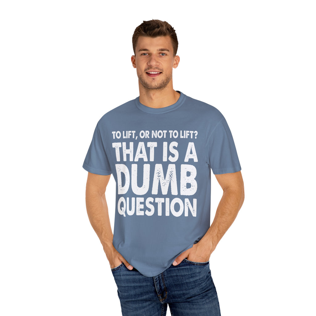 Funny Gym Shirt – Lift or Not to Lift, Unisex Workout Tee