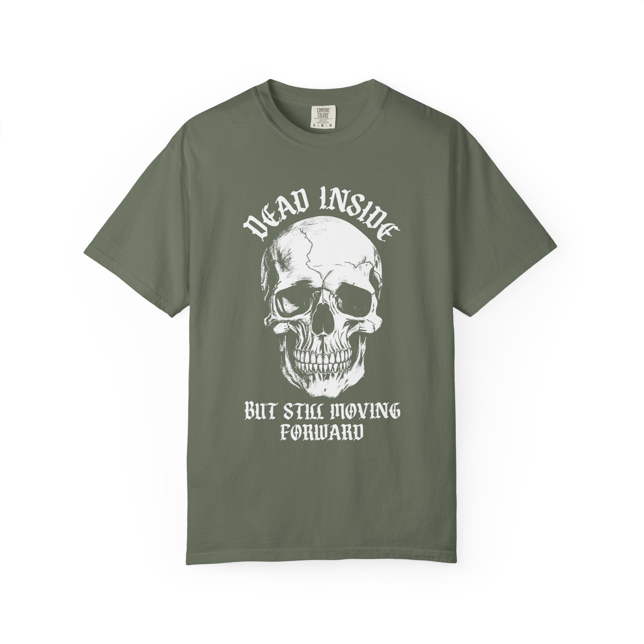 Dead Inside Skull Gym Shirt, Stress & Strength Tee-T-Shirt-Gym Classics