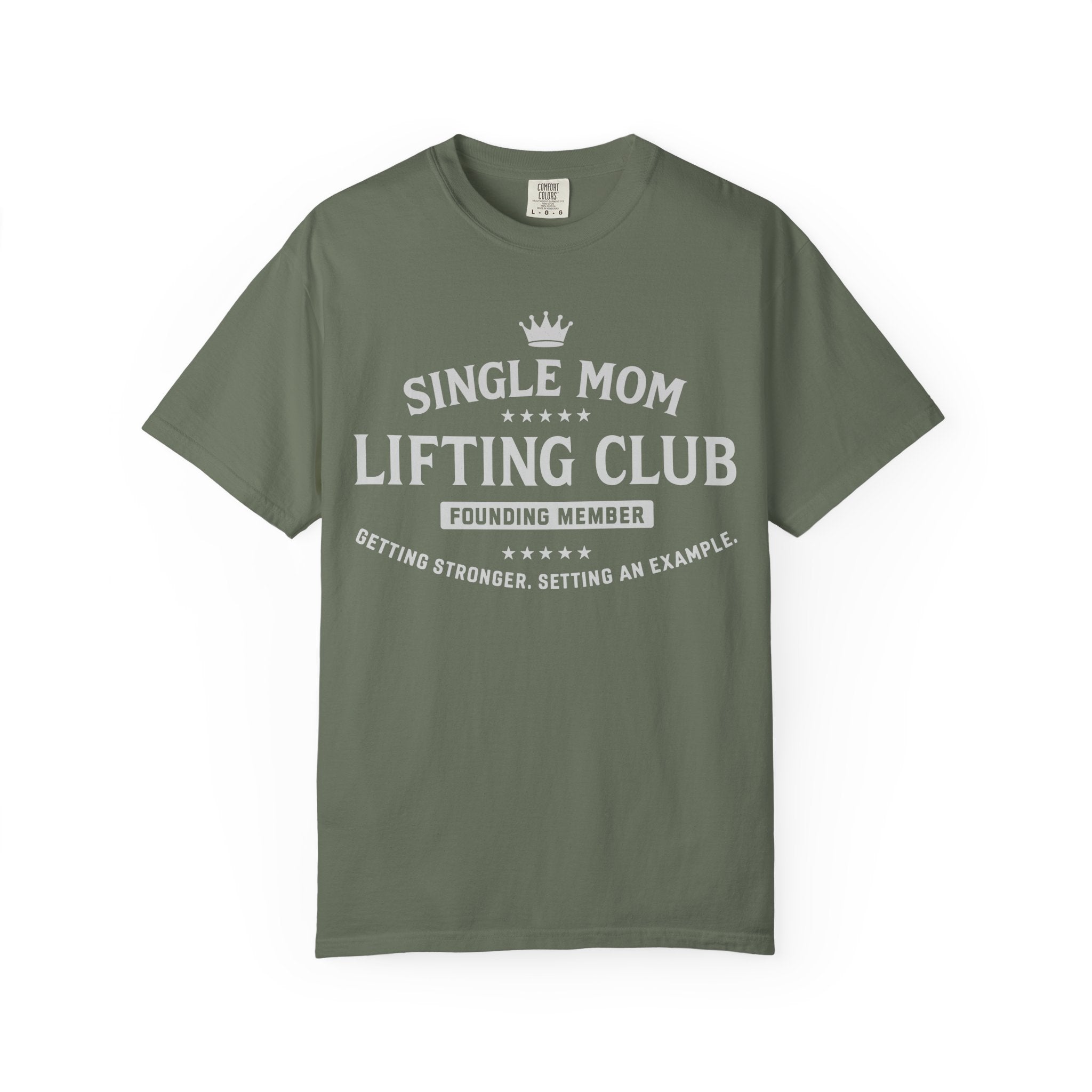 Single Mom Lifting Club Tee, Cozy & Stylish Fit-T-Shirt-Gym Classics