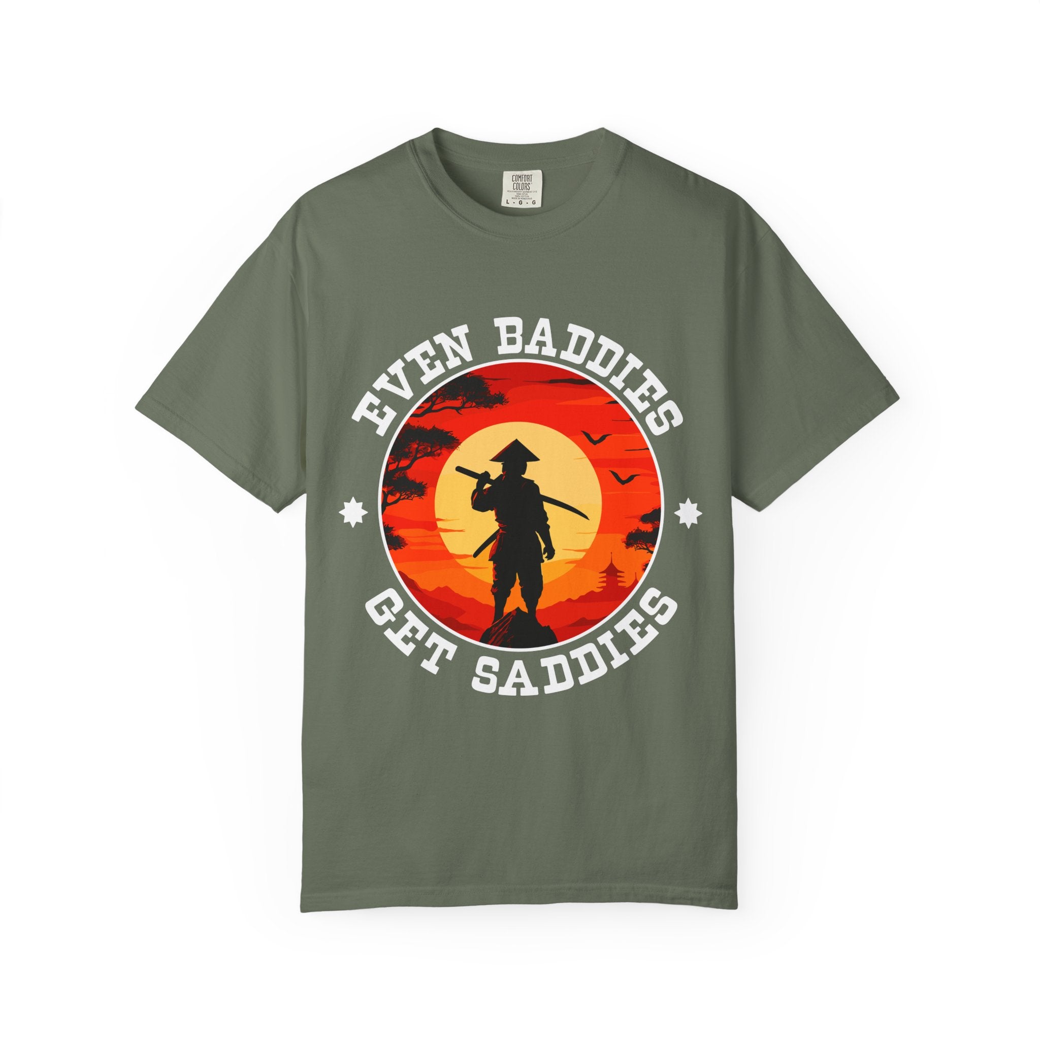 Even Baddies Get Saddies, Mental Health Graphic Gym Tee-T-Shirt-Gym Classics