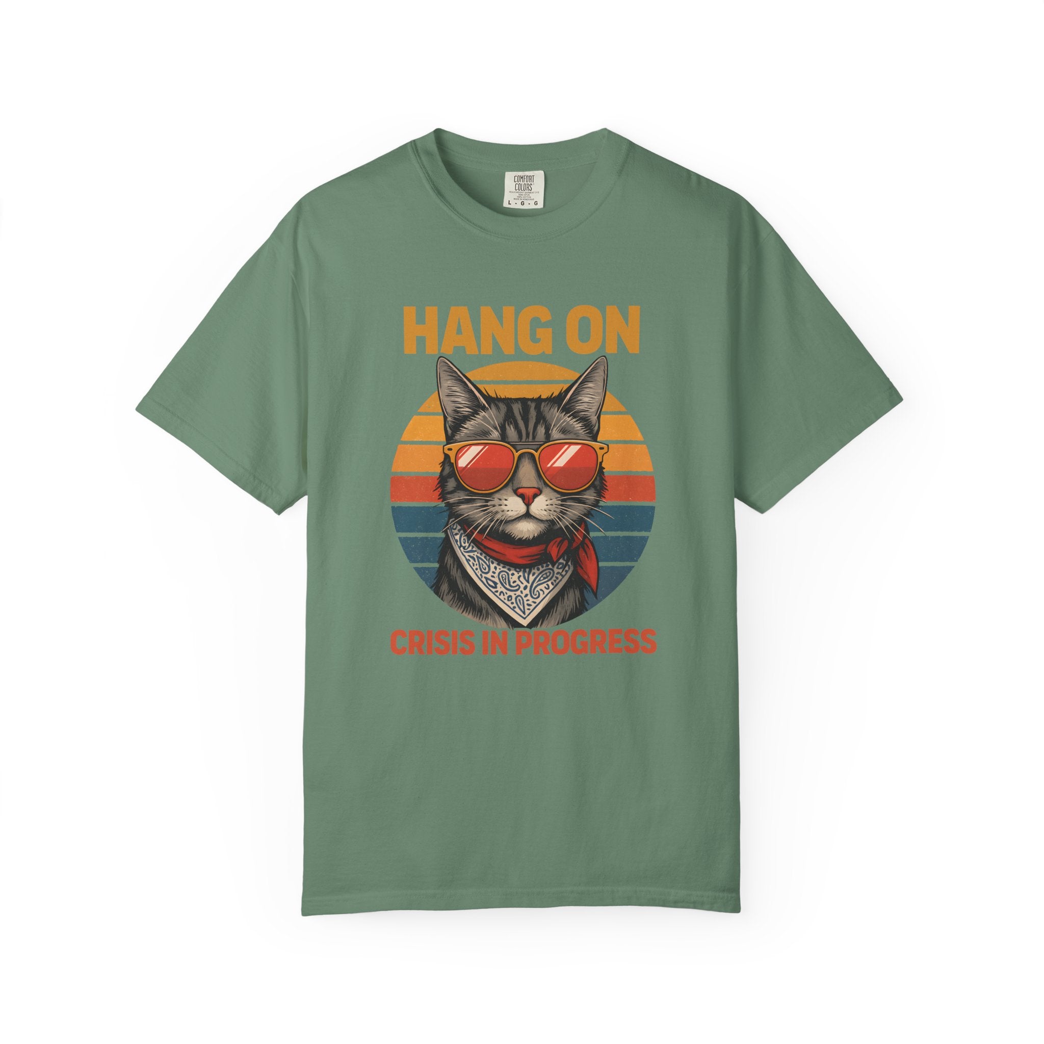 Vintage Mental Health Crisis Cat Gym Shirt-T-Shirt-Gym Classics