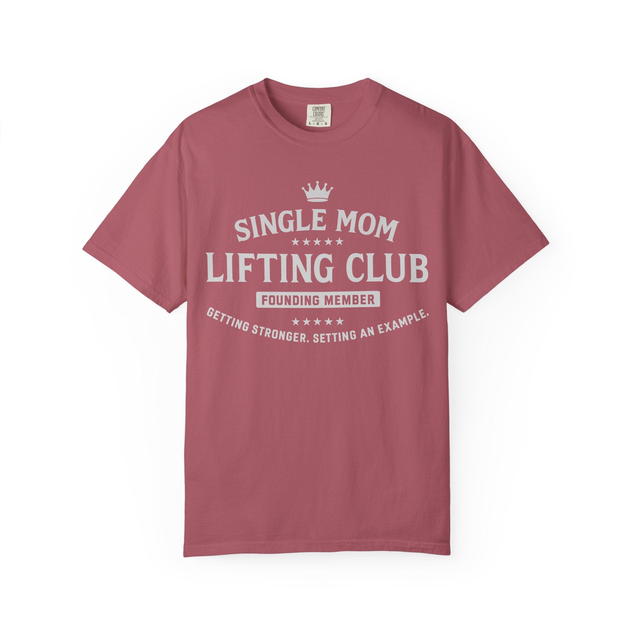 Single Mom Lifting Club Tee, Cozy & Stylish Fit-T-Shirt-Gym Classics