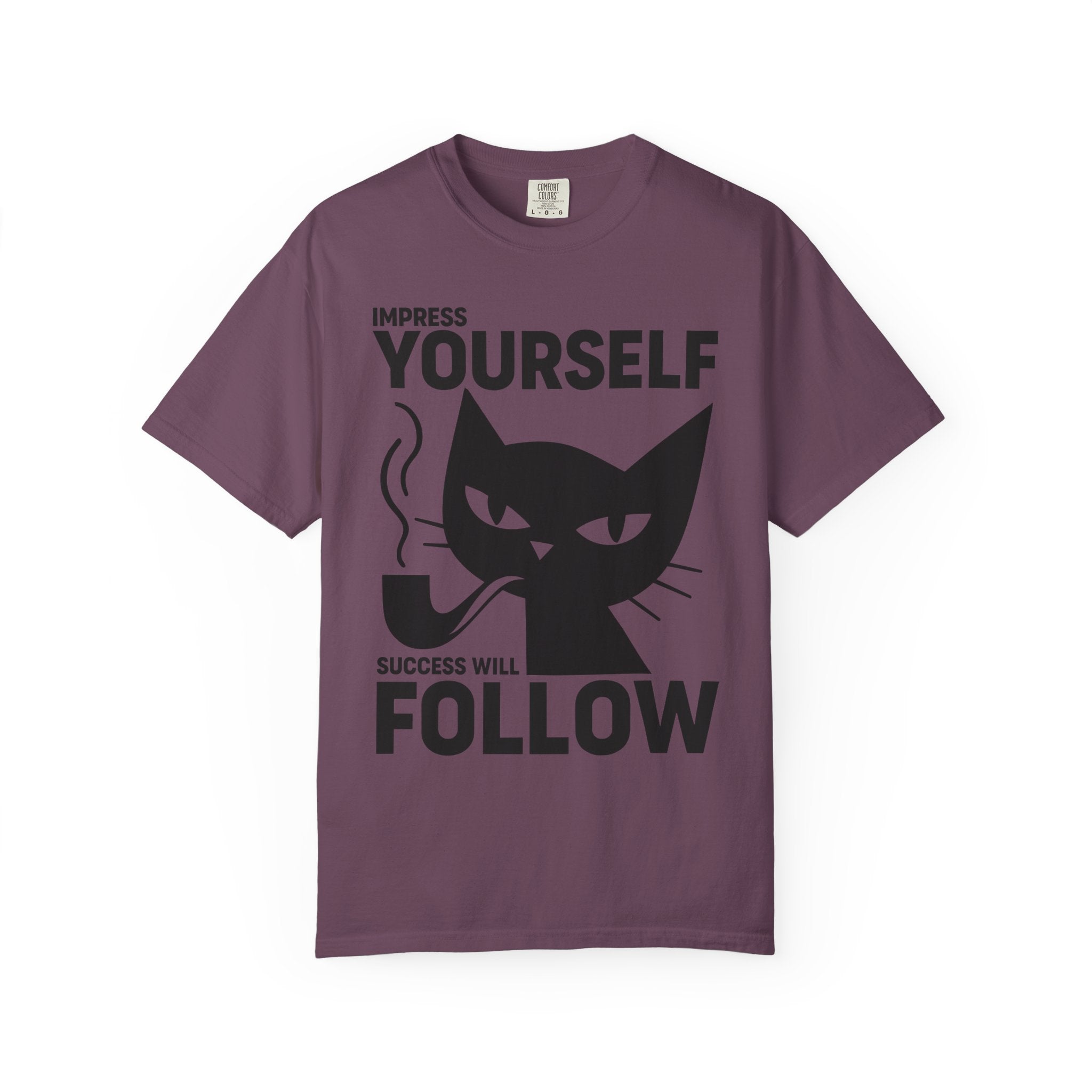Impress Yourself Tee, Cat Wisdom for the Gym and Life-T-Shirt-Gym Classics