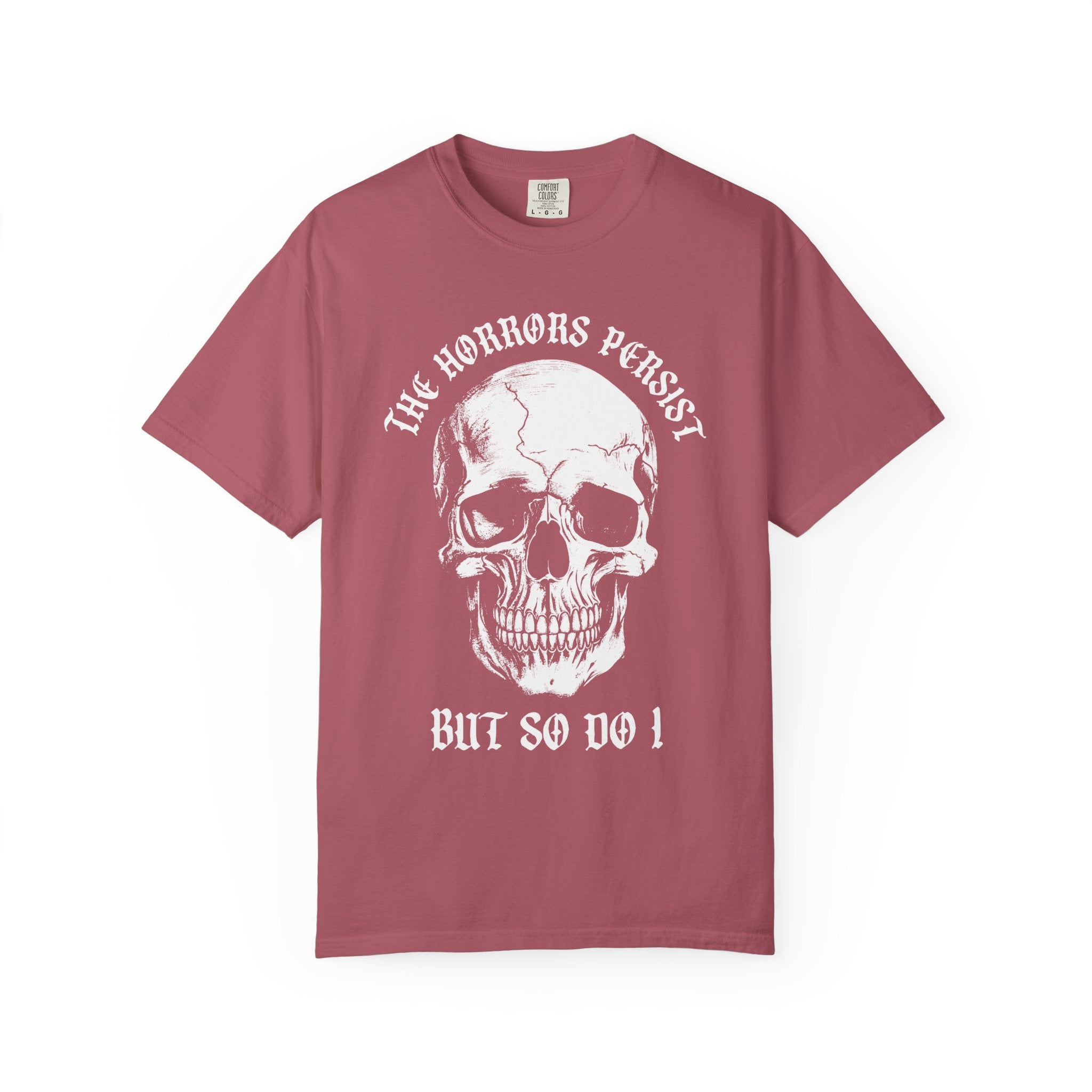 Motivation Skull Gym Tee, Strength and Determination-T-Shirt-Gym Classics