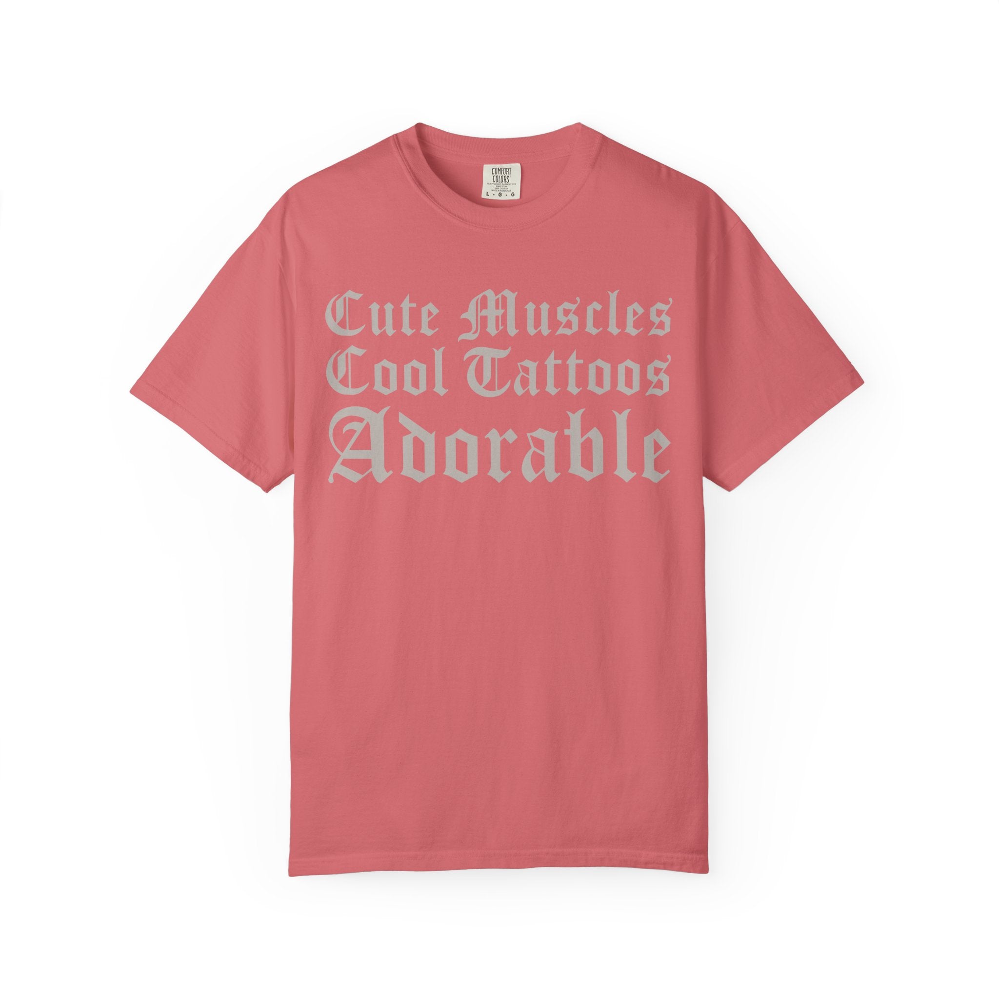 Confident Gym Girl Shirt, Muscles & Tattoos Cute Workout Tee