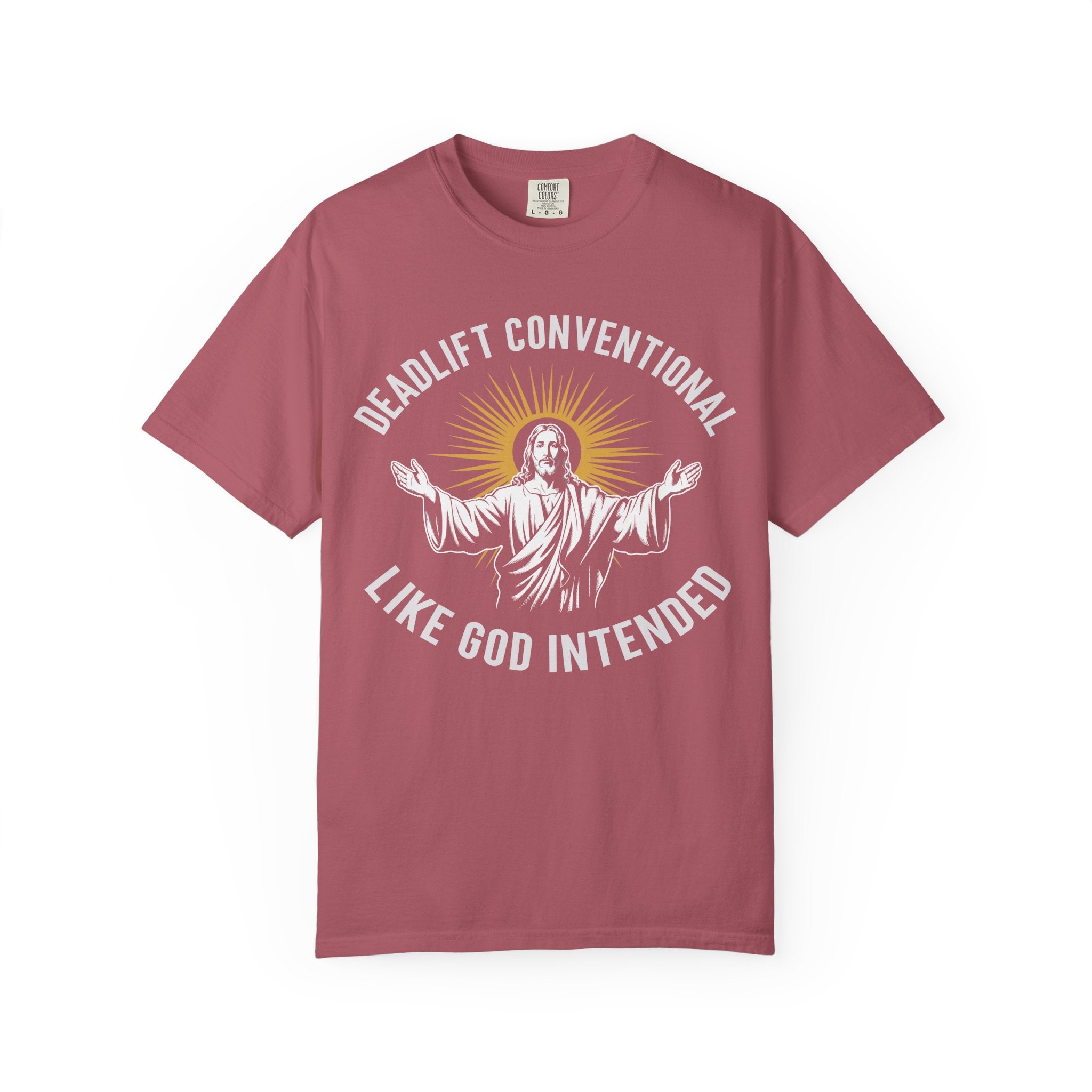 Jesus Funny Conventional Deadlift Gym Tee or Pump Cover-T-Shirt-Gym Classics