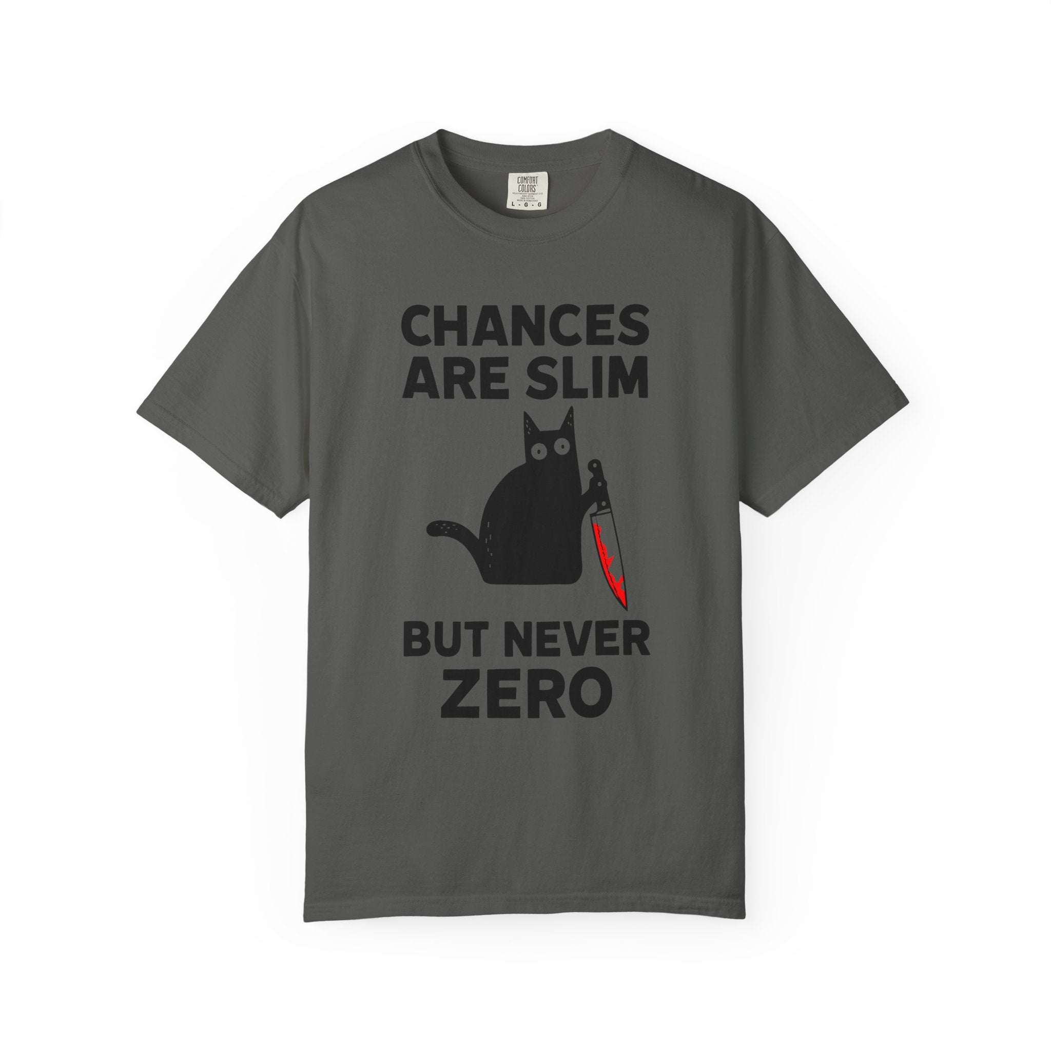 Murder Cat Gym Tee or Pump Cover, Chances Are Slim, But...-T-Shirt-Gym Classics