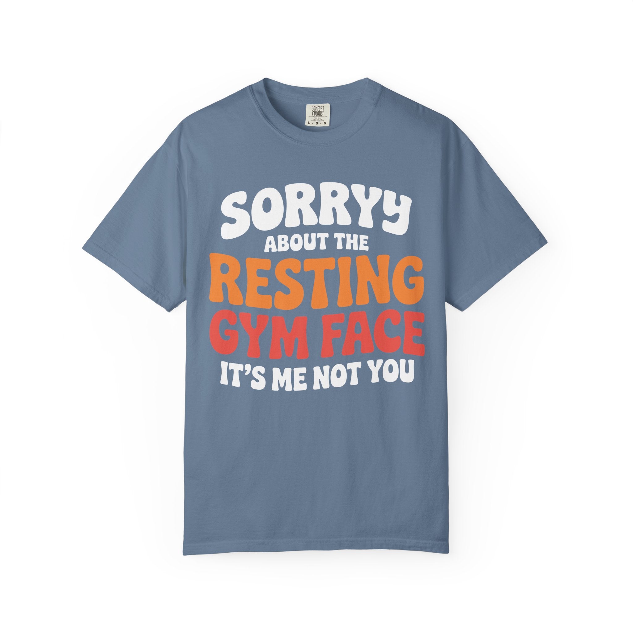Funny Resting Gym Face T-Shirt, Weightlifting Workout Tee-T-Shirt-Gym Classics