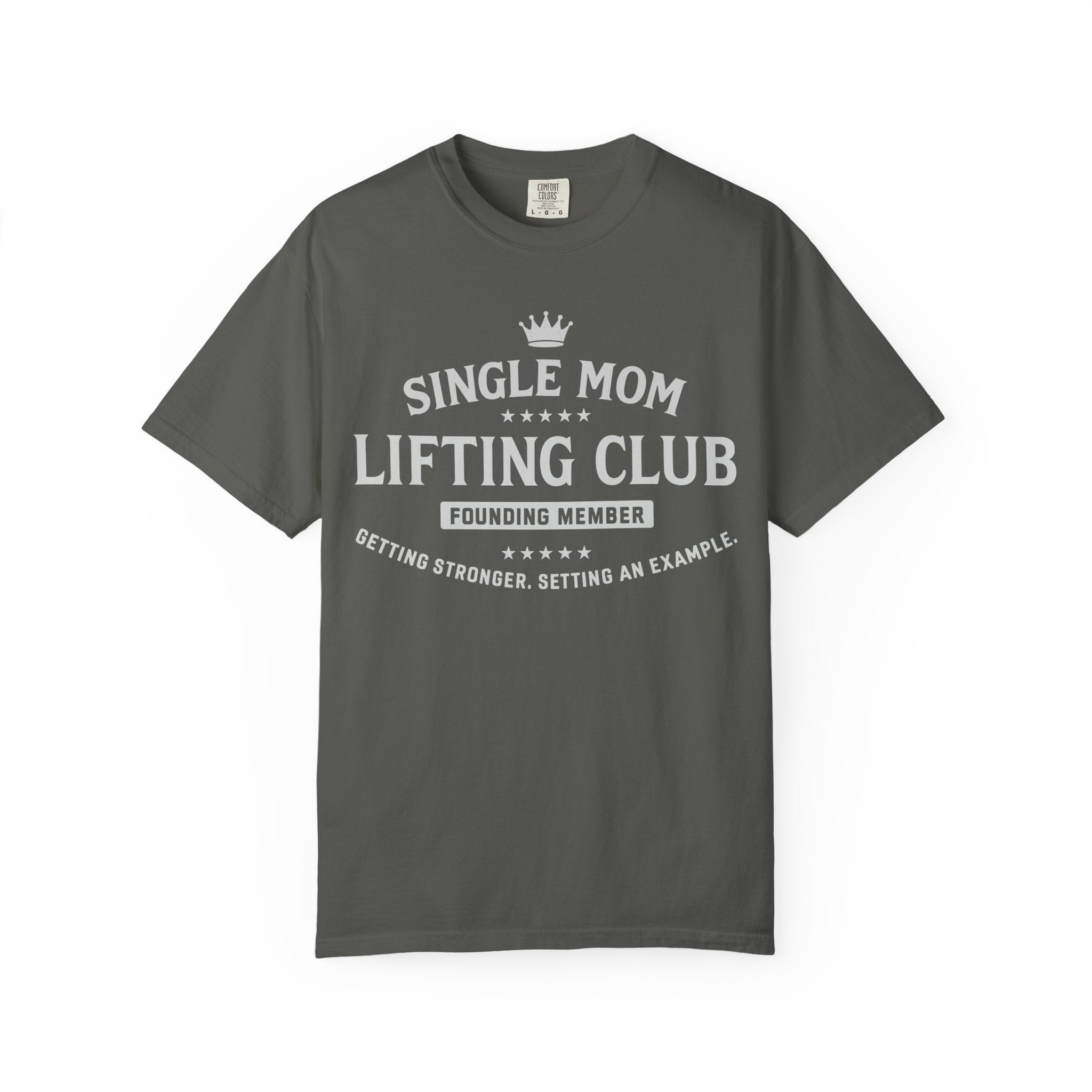 Single Mom Lifting Club Tee, Cozy & Stylish Fit-T-Shirt-Gym Classics
