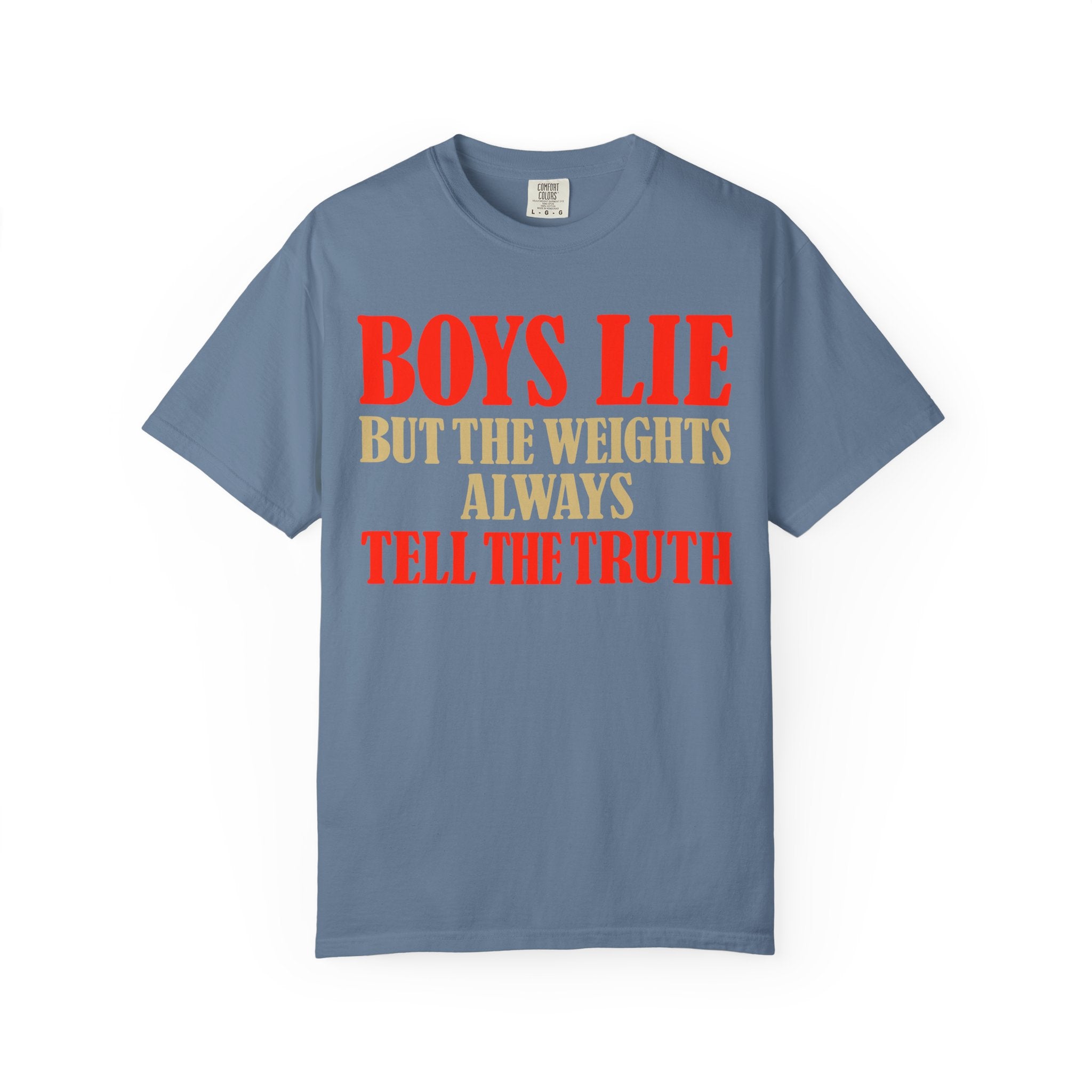 Boys Lie But The Weights Don't, Girl Power Gym Tee or Pump Cover-T-Shirt-Gym Classics