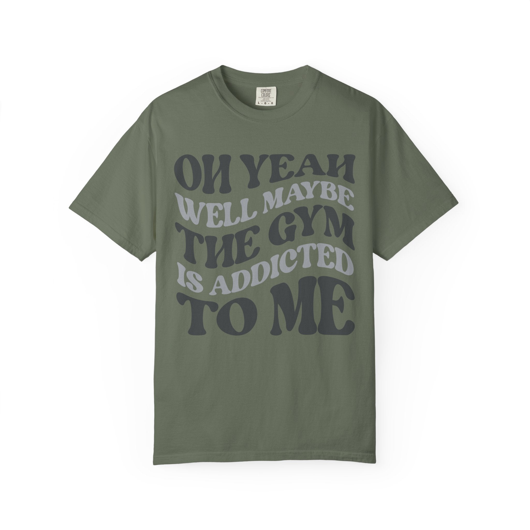 The Gym Can’t Quit Me, Funny Fitness Addict T-Shirt-T-Shirt-Gym Classics