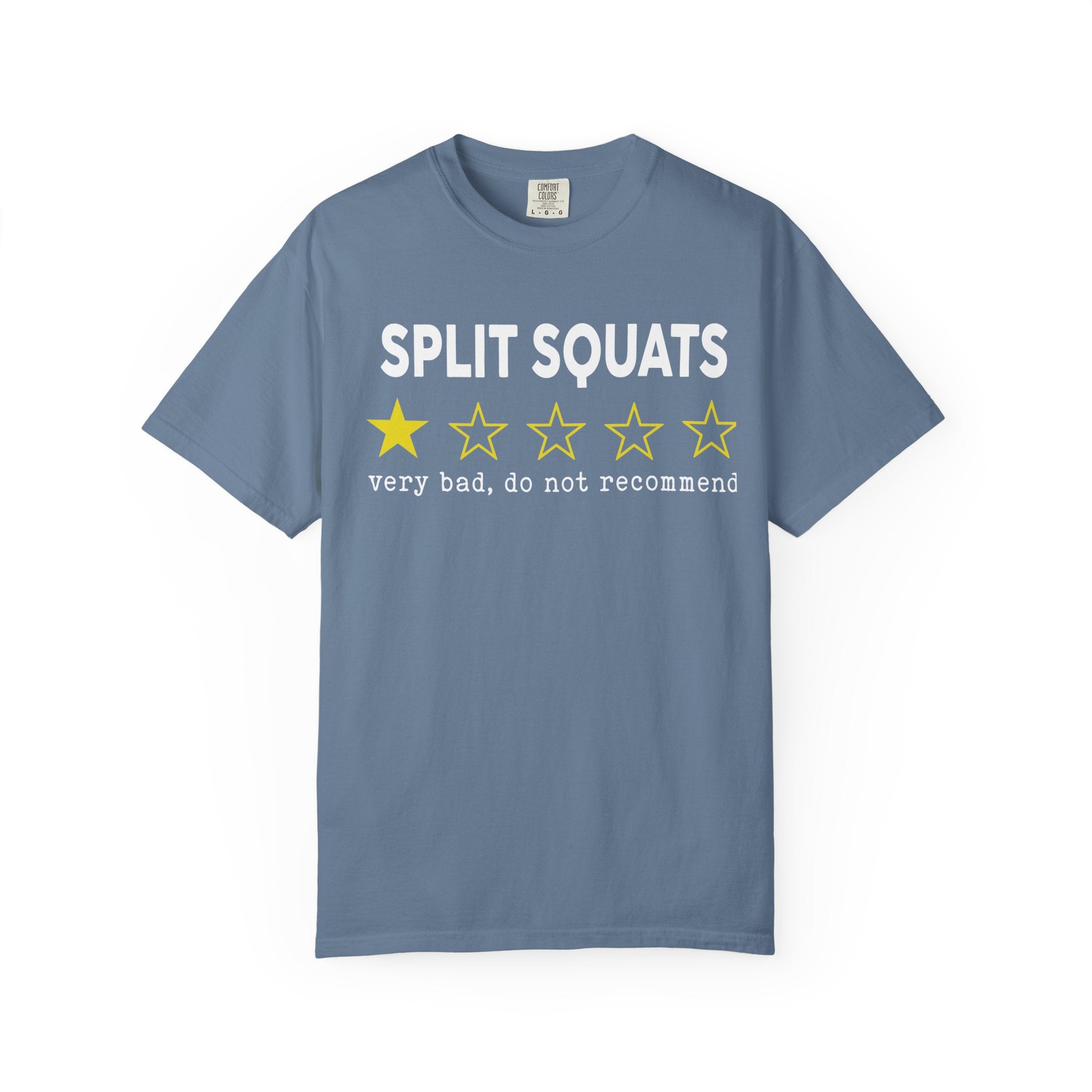 Split Squats Bad Review Cool Gym Tee And Pump Cover-T-Shirt-Gym Classics