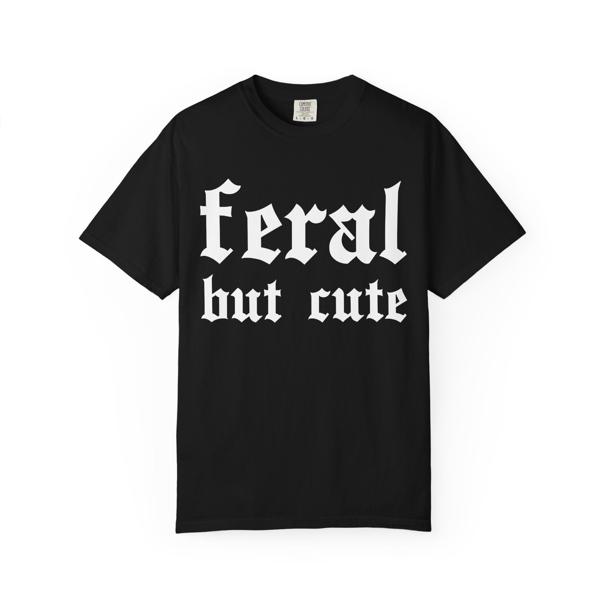 Feral Gym Girl Tee, Cute, Strong, Slightly Unhinged-T-Shirt-Gym Classics