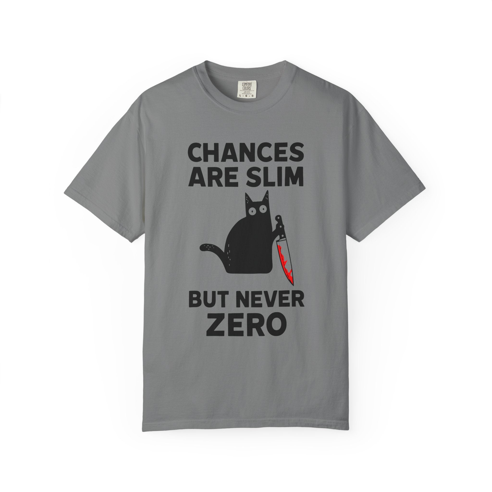 Murder Cat Gym Tee or Pump Cover, Chances Are Slim, But...-T-Shirt-Gym Classics