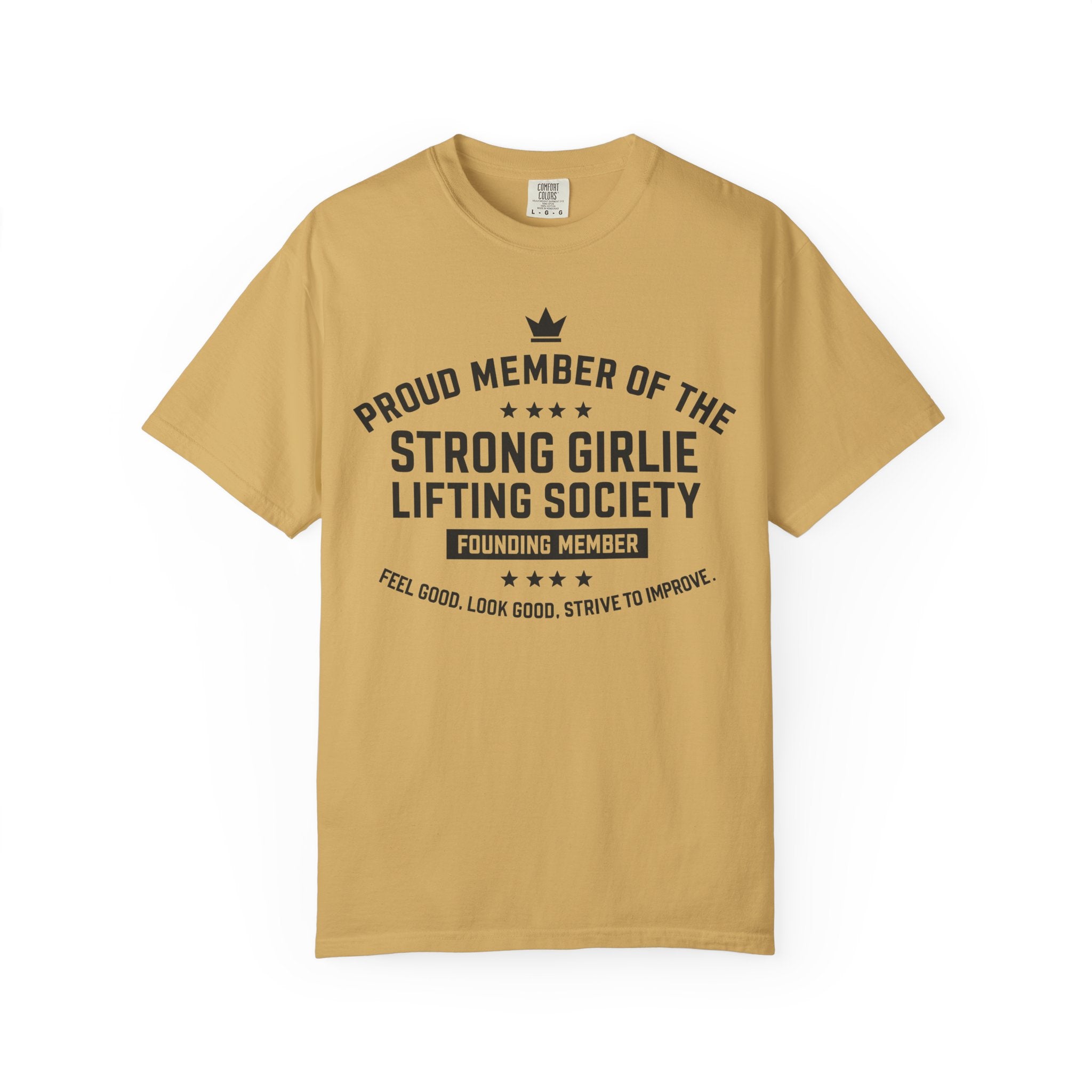 Strong Girlie Tee, Cute Powerful Women Gym Shirt-T-Shirt-Gym Classics