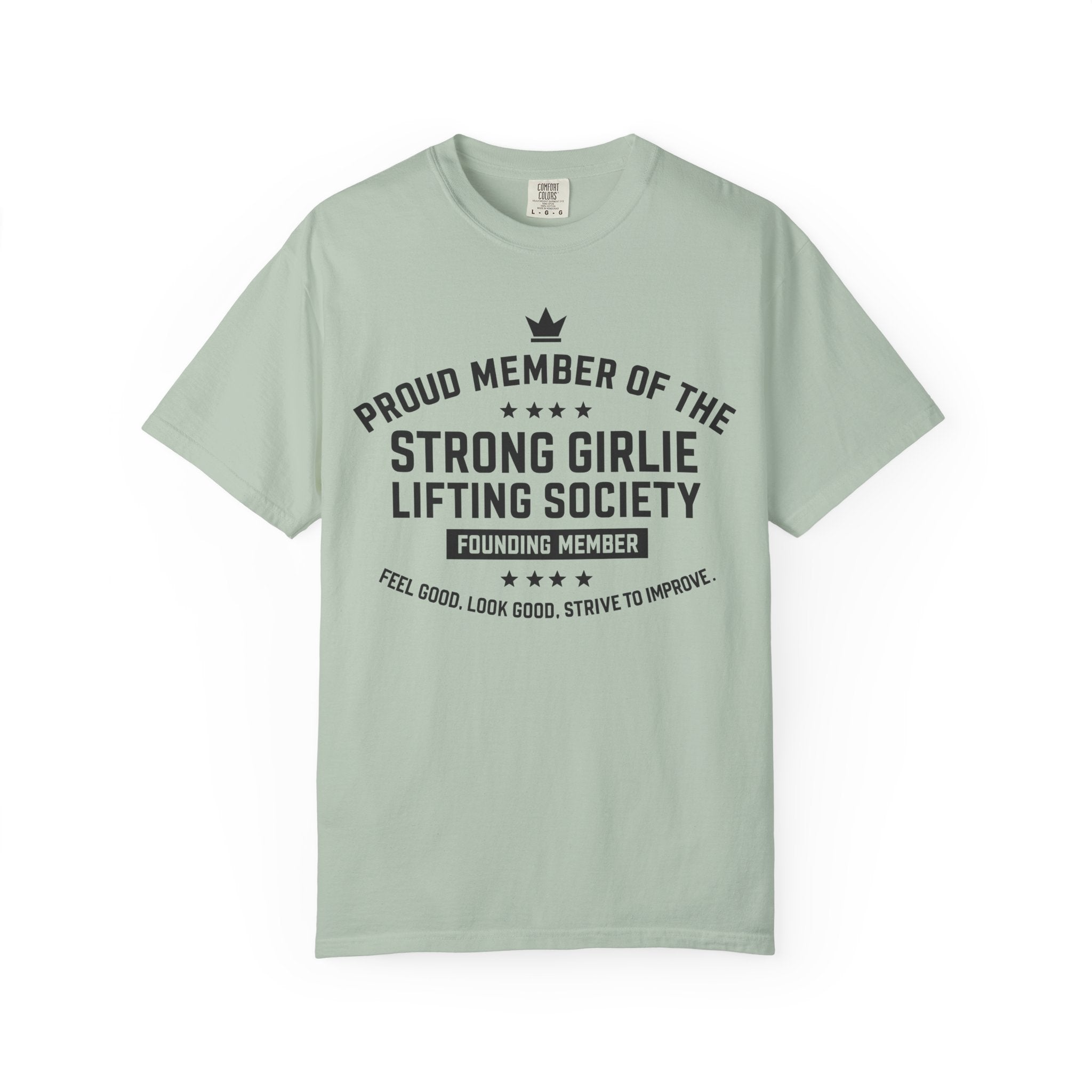 Strong Girlie Tee, Cute Powerful Women Gym Shirt-T-Shirt-Gym Classics