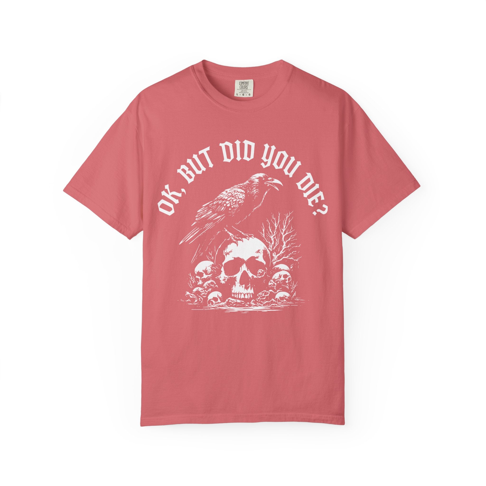 Skull & Crow Gothic-Style Gym Tee And Pump Cover-T-Shirt-Gym Classics
