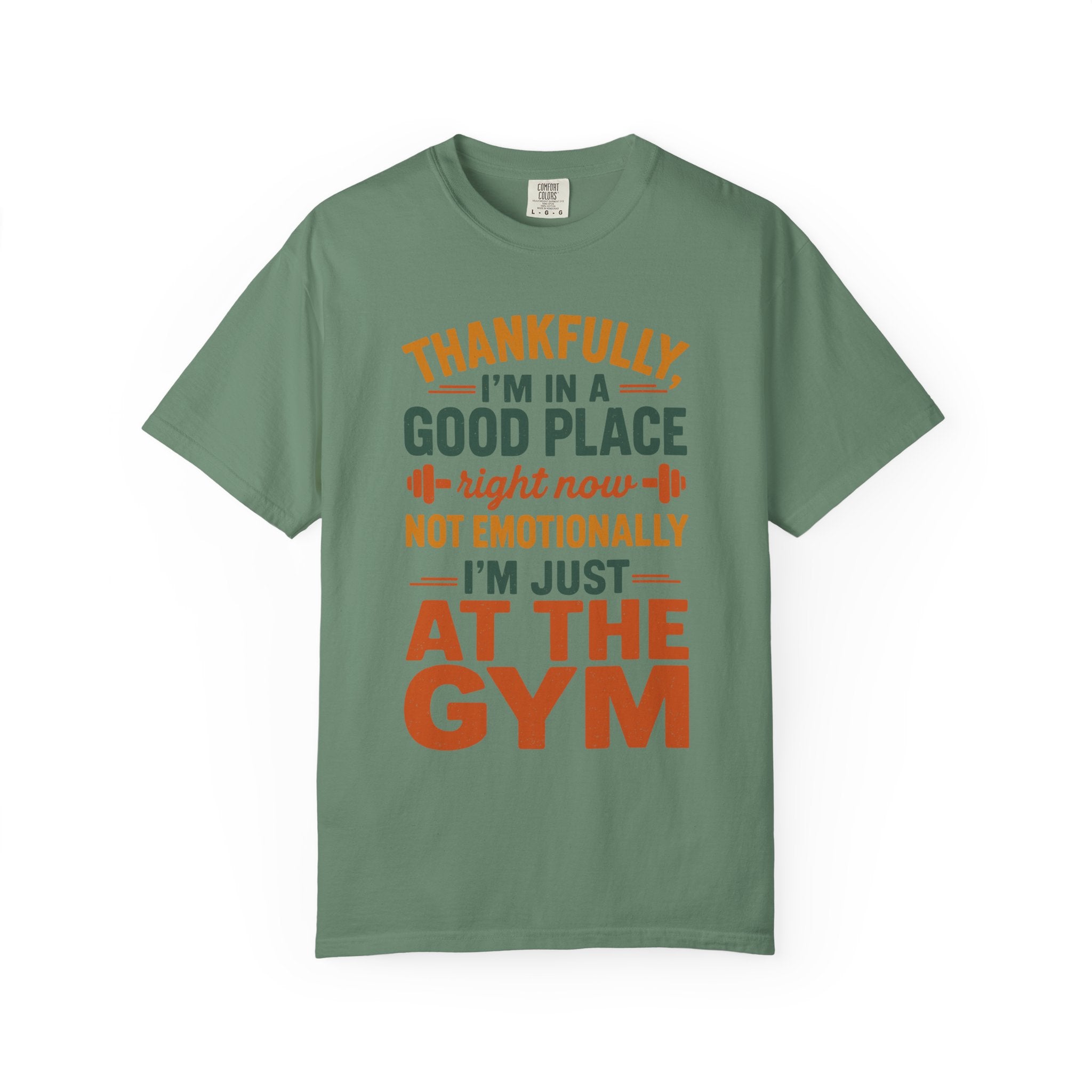 Lifting Is Therapy, Mental Health Garment-Dyed Gym Shirt-T-Shirt-Gym Classics