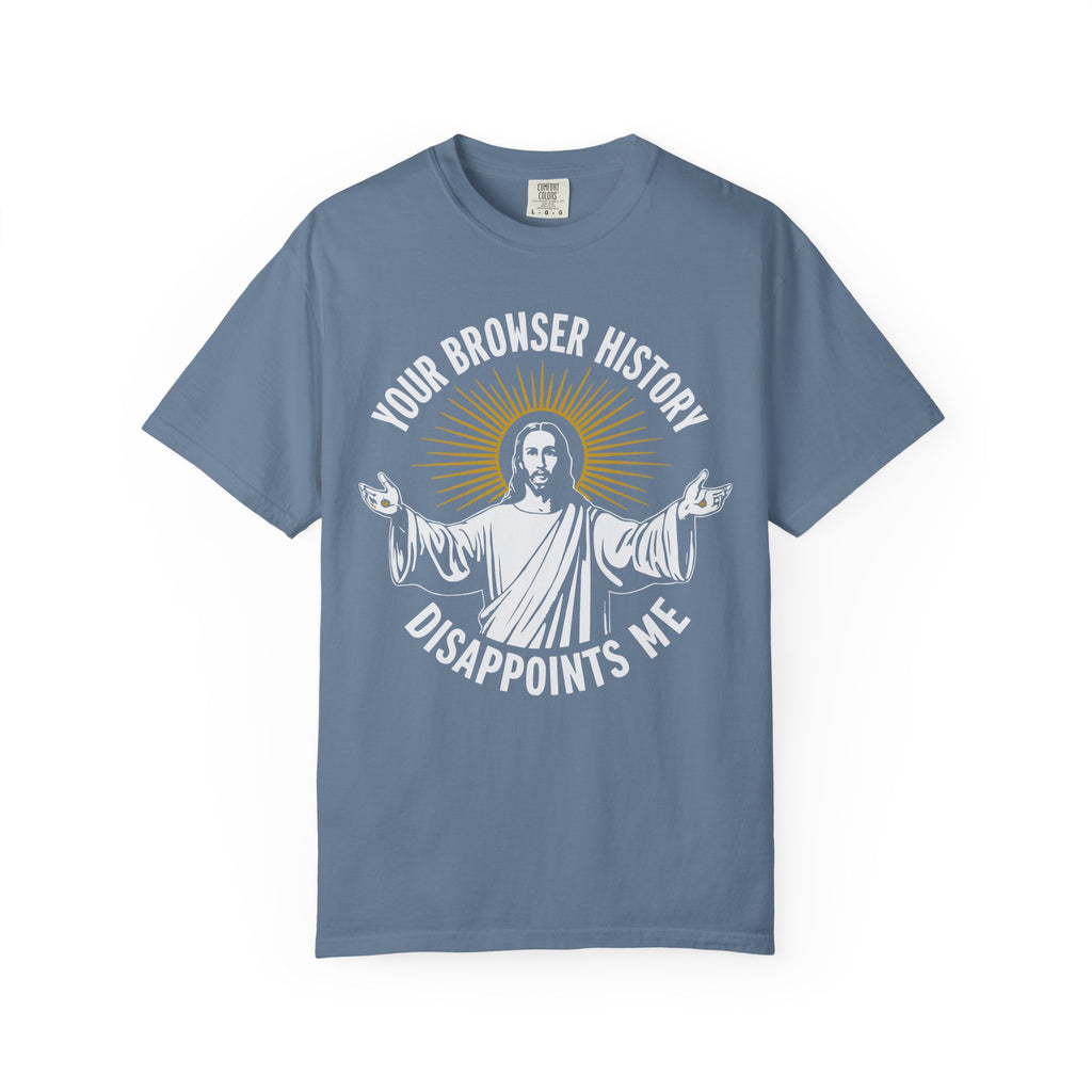 Jesus Browser History Disappointment Graphic Gym Tee or Pump Cover-T-Shirt-Gym Classics
