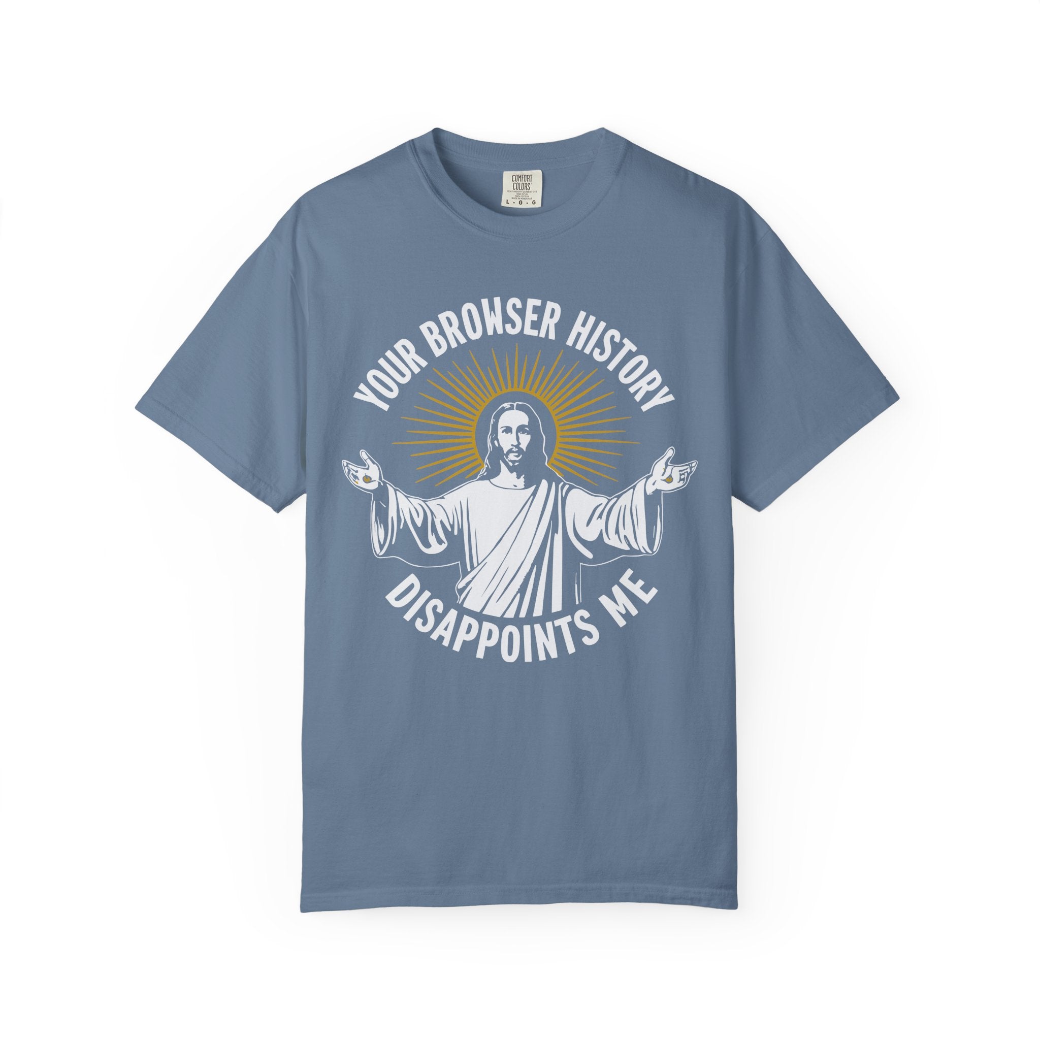 Jesus Browser History Disappointment Graphic Gym Tee or Pump Cover-T-Shirt-Gym Classics
