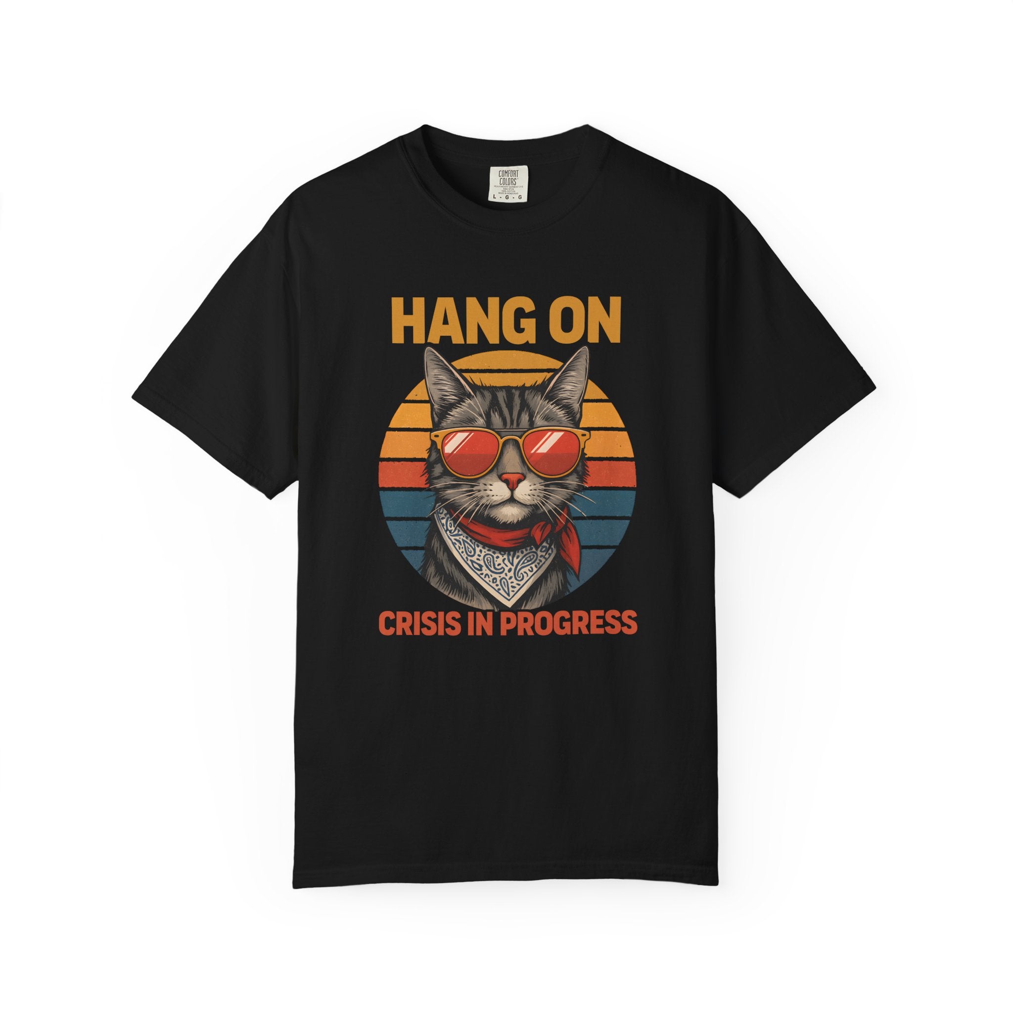 Vintage Mental Health Crisis Cat Gym Shirt-T-Shirt-Gym Classics