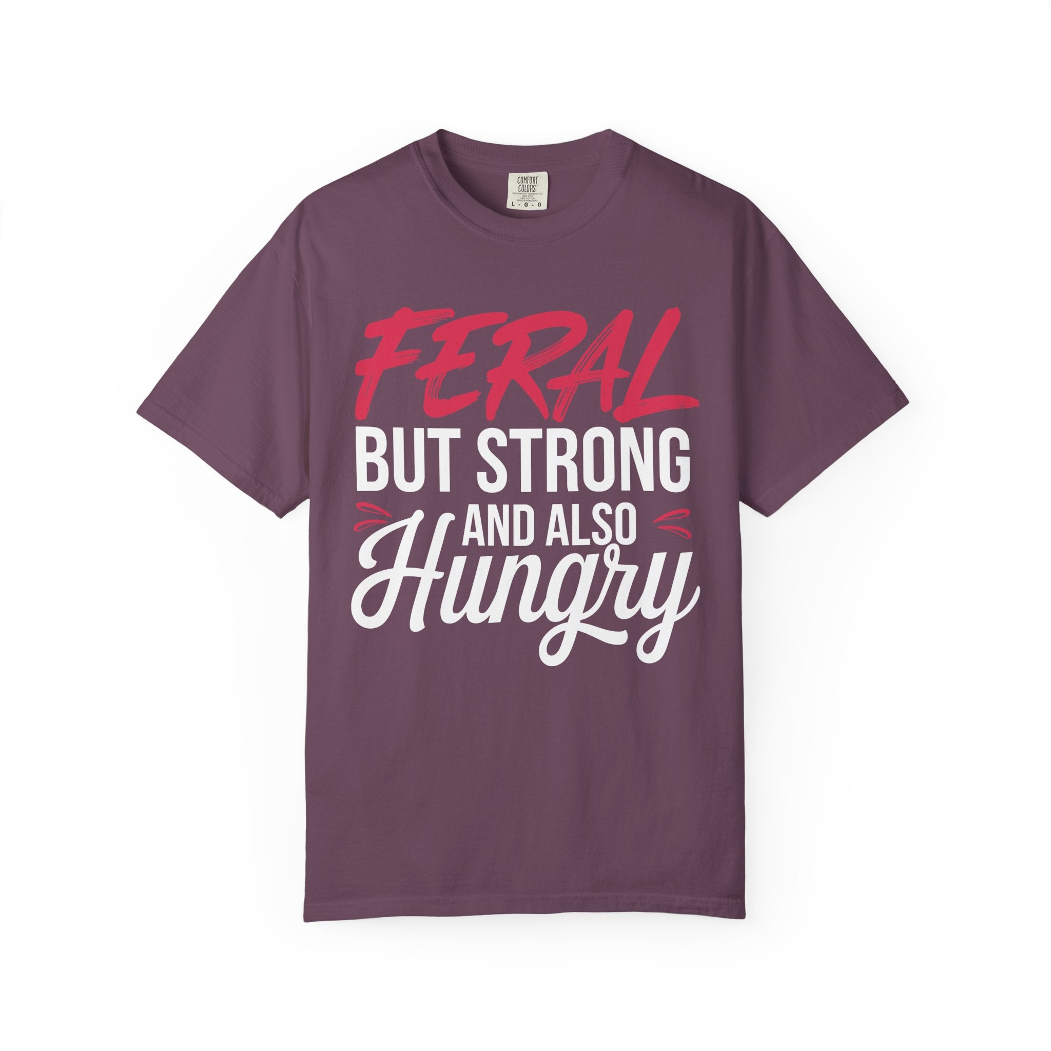 Feral Gym Girl Tee, Cute Strong and Hungry-T-Shirt-Gym Classics