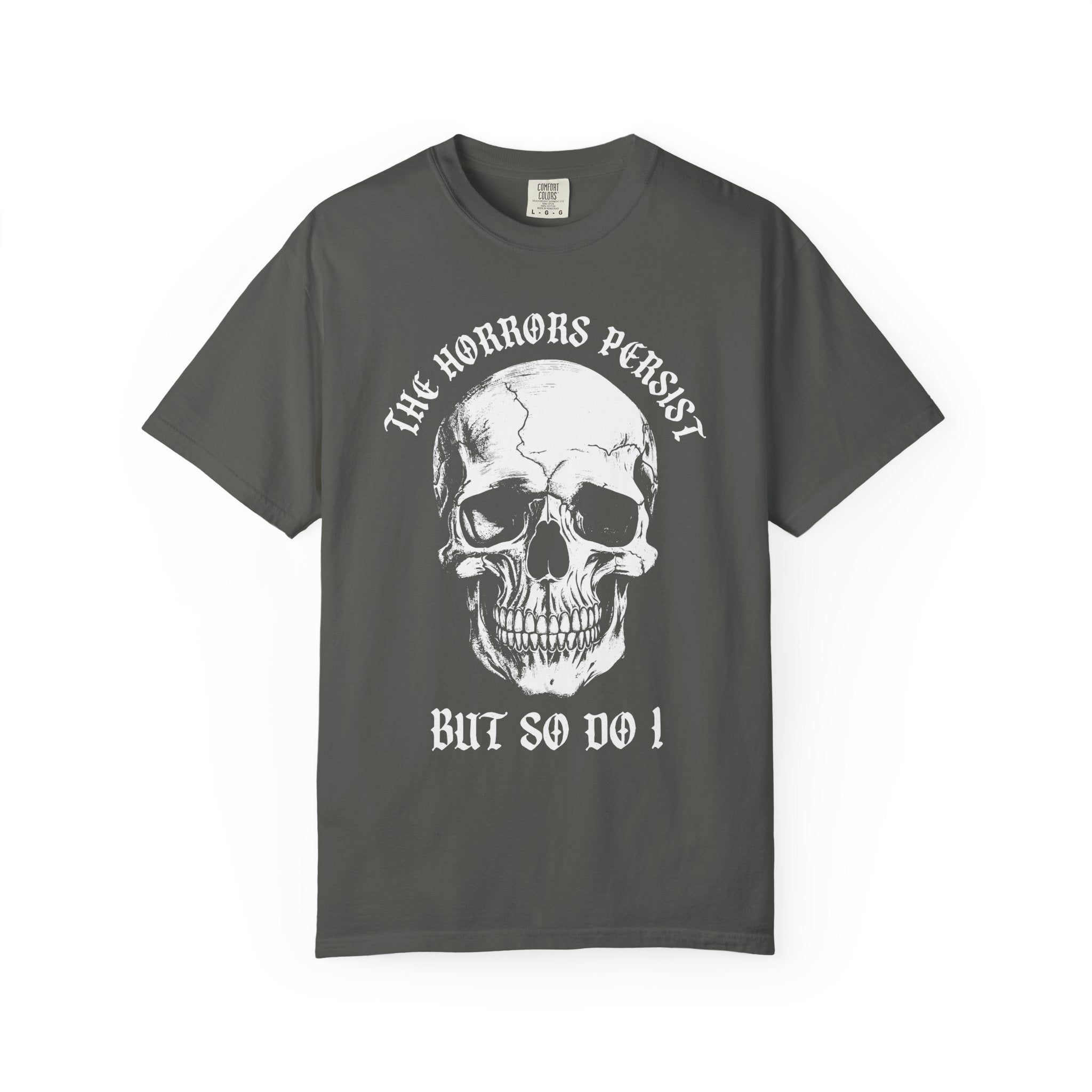 Motivation Skull Gym Tee, Strength and Determination-T-Shirt-Gym Classics