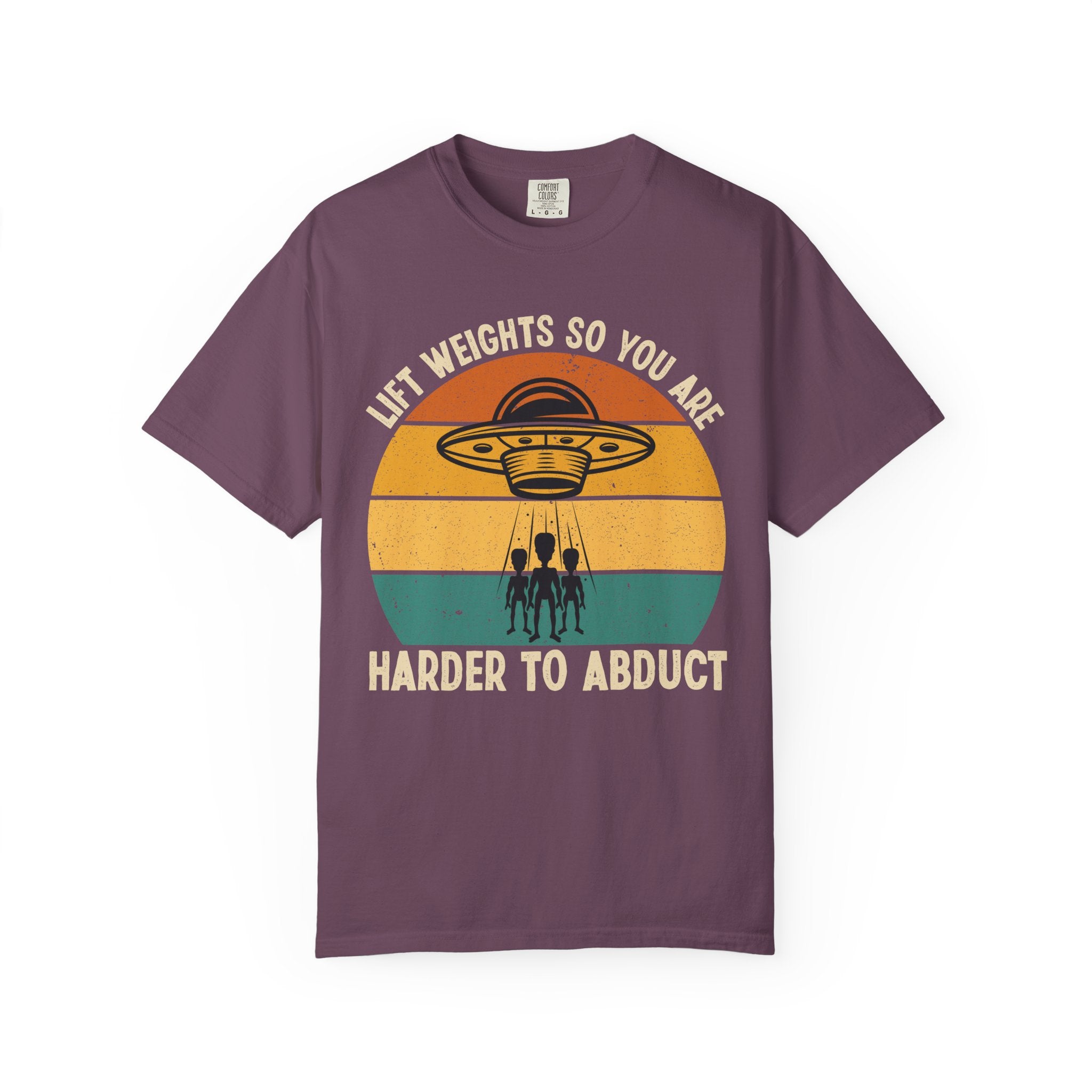 Alien Abduction Workout Shirt, Funny Gym Tee for Lifters-T-Shirt-Gym Classics