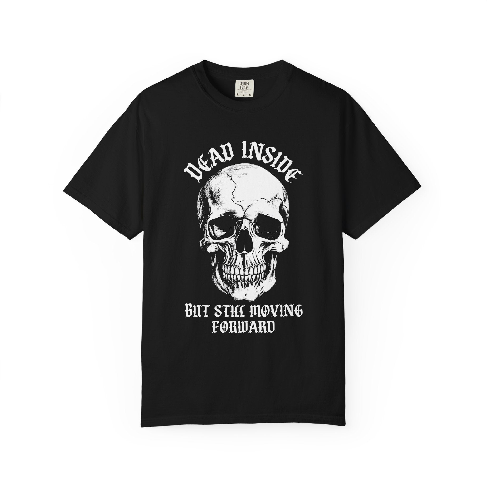 Dead Inside Skull Gym Shirt, Stress & Strength Tee-T-Shirt-Gym Classics