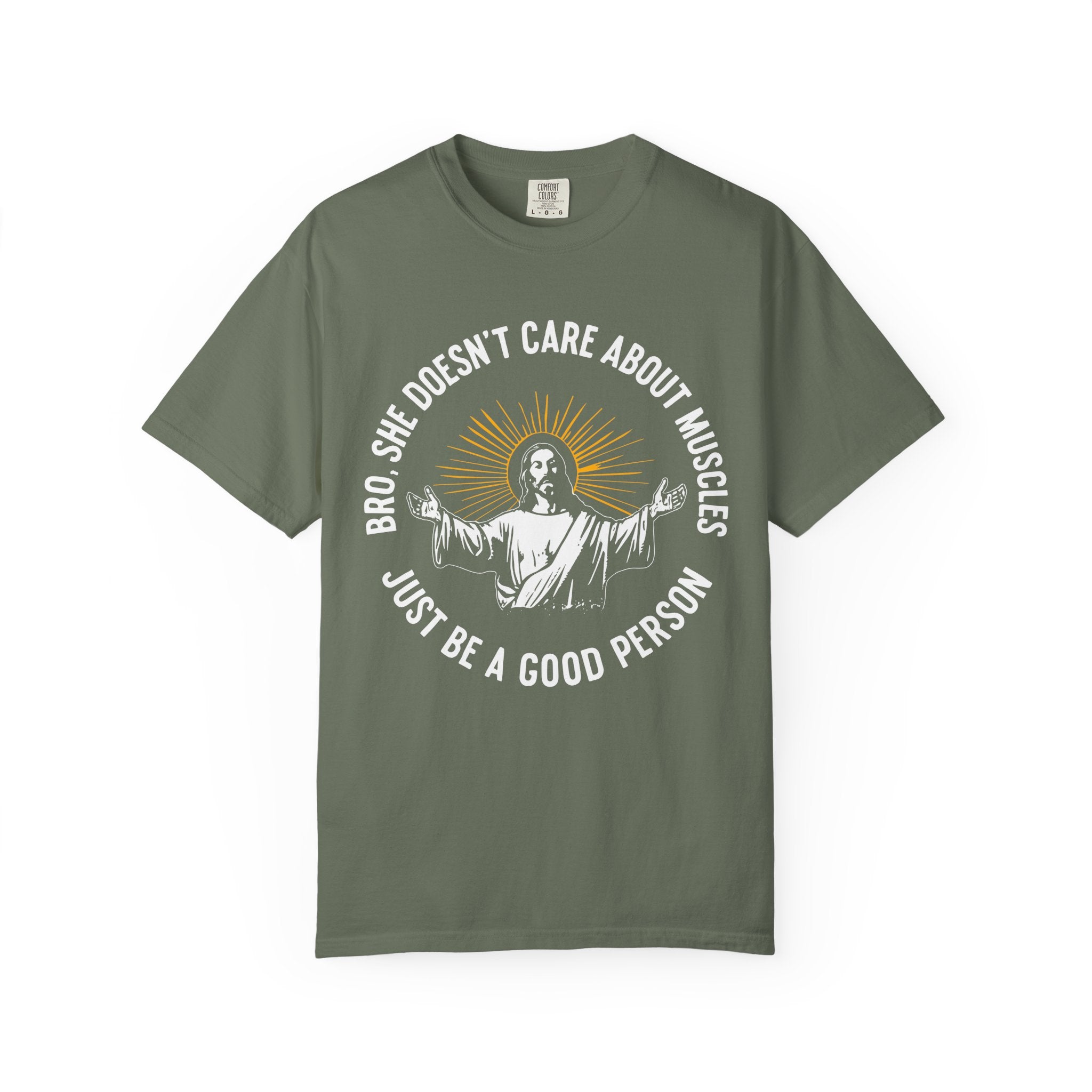 Jesus Funny But True Message Gym Tee or Pump Cover-T-Shirt-Gym Classics