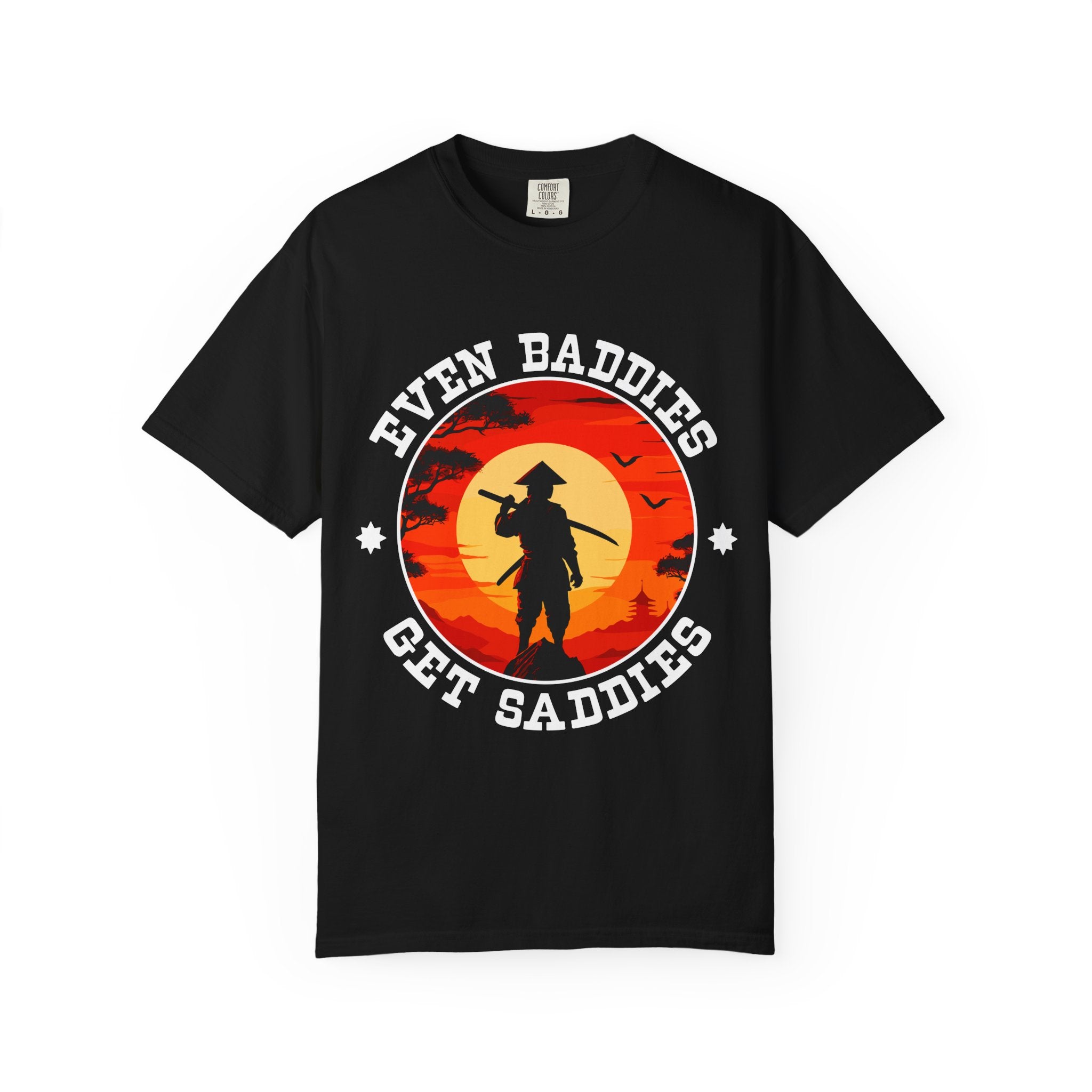 Even Baddies Get Saddies, Mental Health Graphic Gym Tee-T-Shirt-Gym Classics