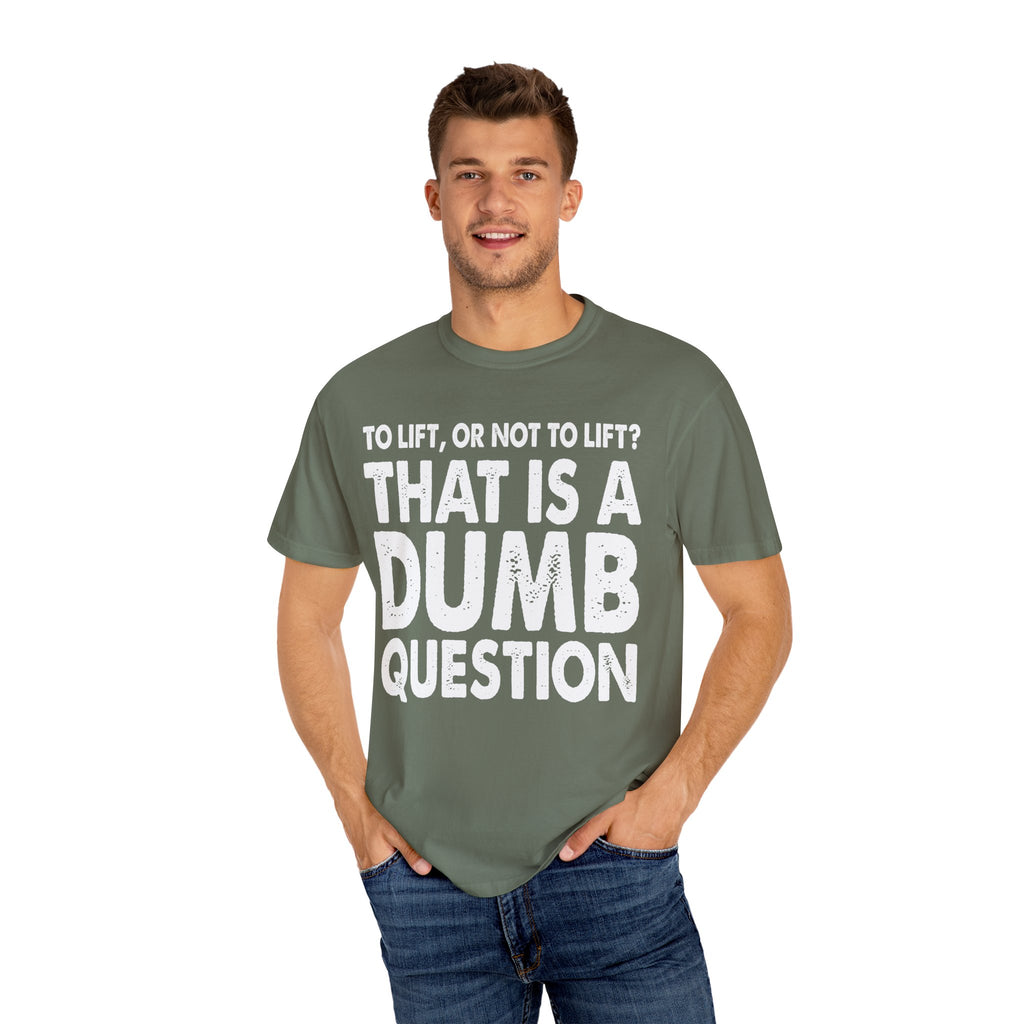 Funny Gym Shirt – Lift or Not to Lift, Unisex Workout Tee