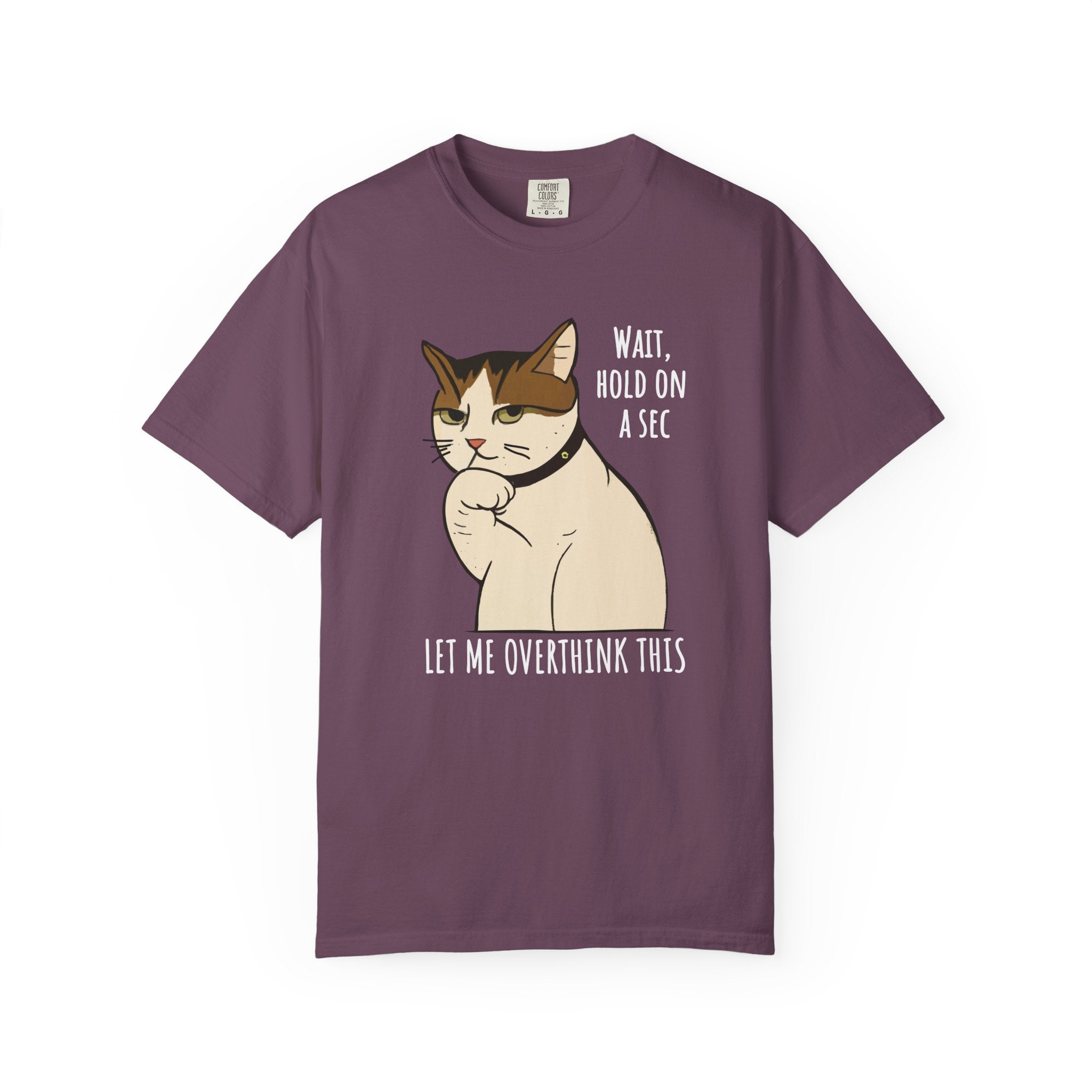 Overthinking Cat Gym T-Shirt And Pump Cover-T-Shirt-Gym Classics