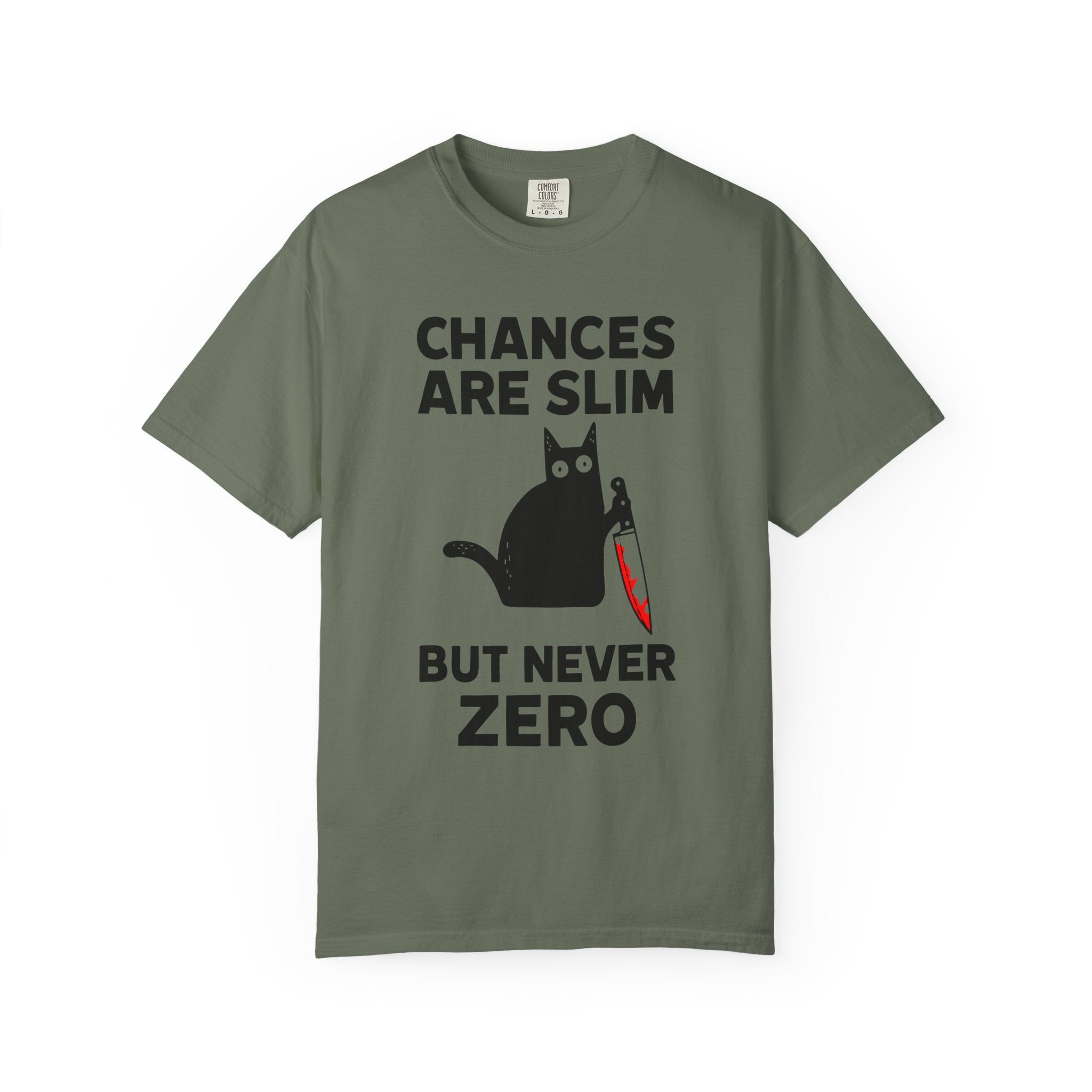 Murder Cat Gym Tee or Pump Cover, Chances Are Slim, But...-T-Shirt-Gym Classics